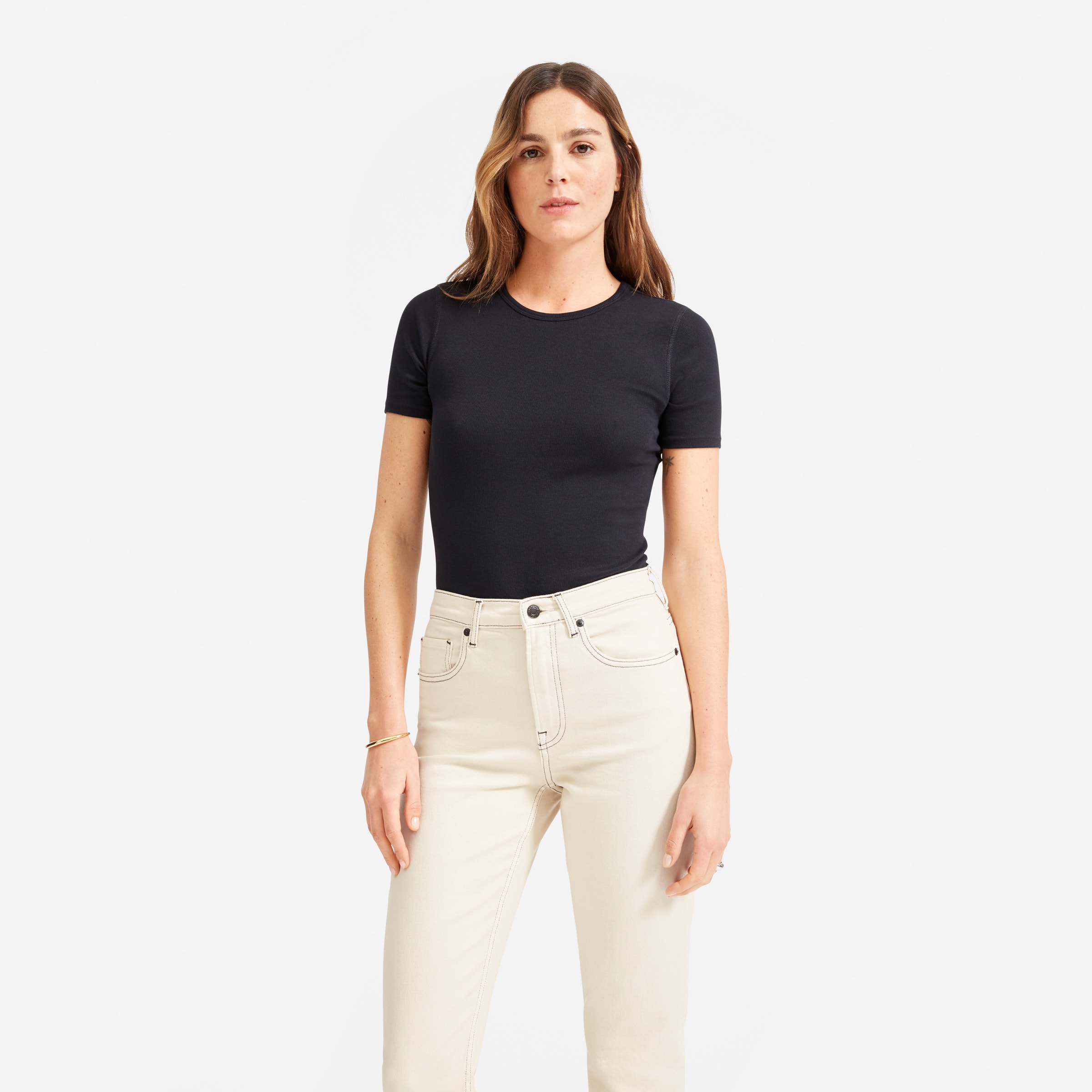 everlane crew neck tee