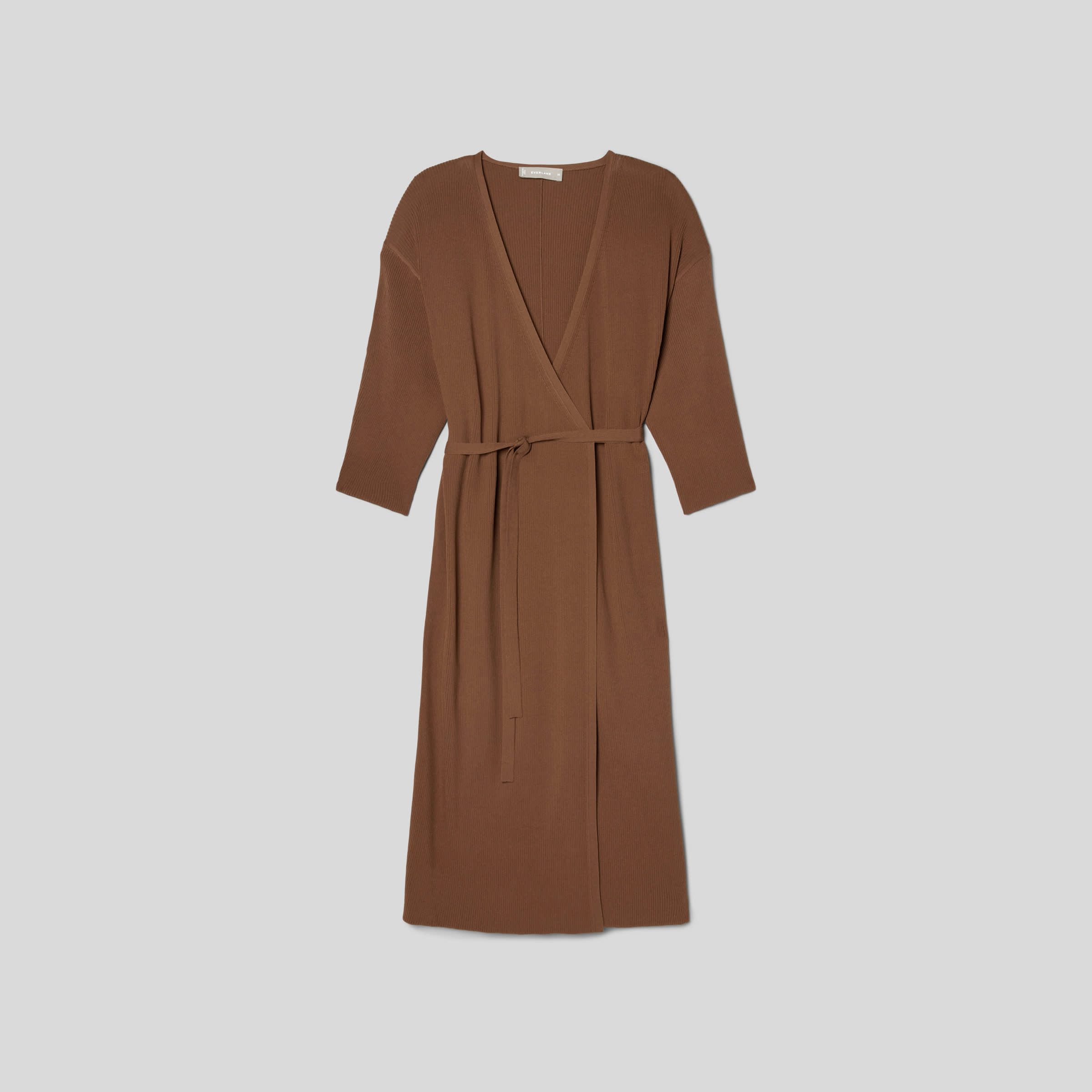 Everlane Long-Sleeve Mini Wrap Dress Review