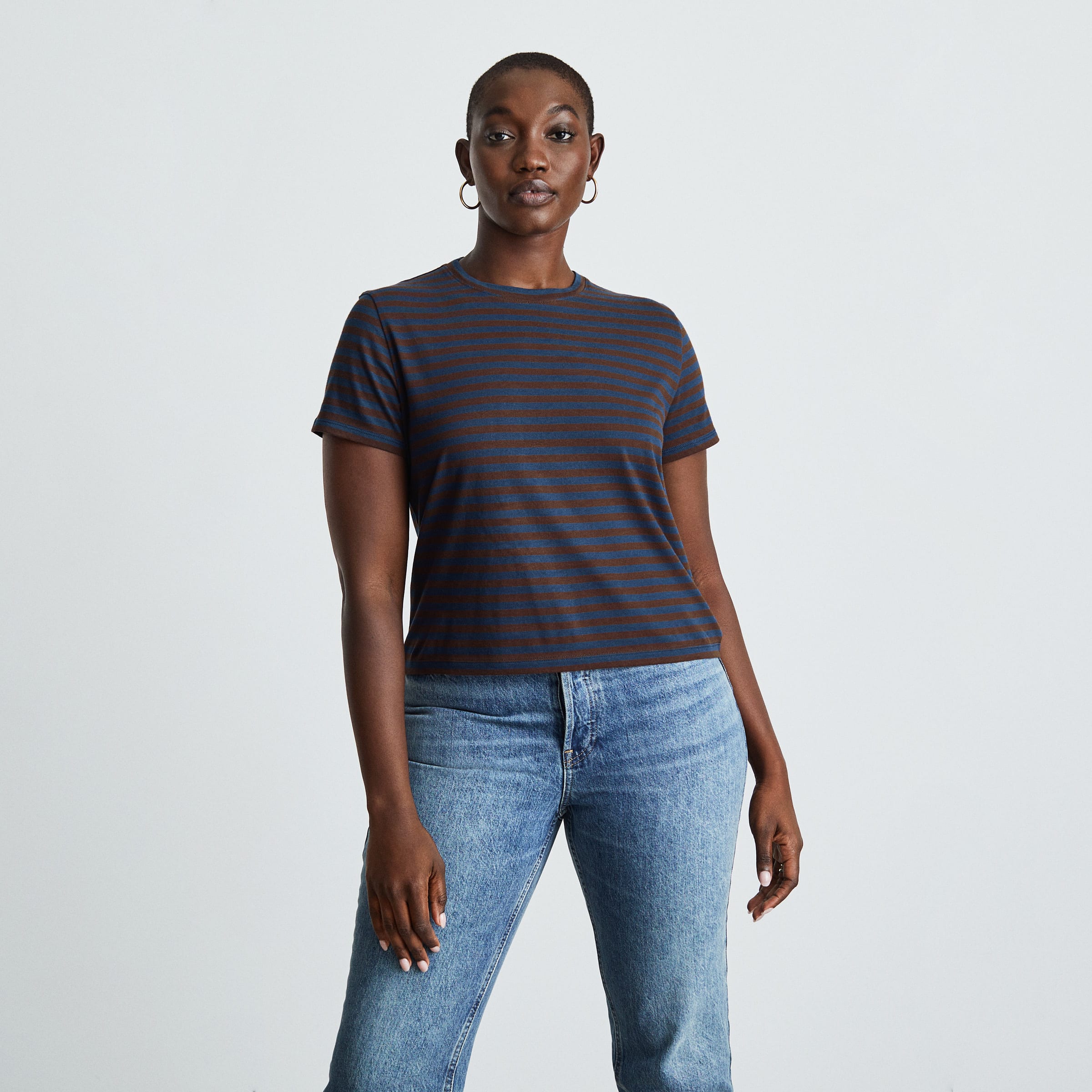 The Organic Cotton Box-Cut Tee Black 