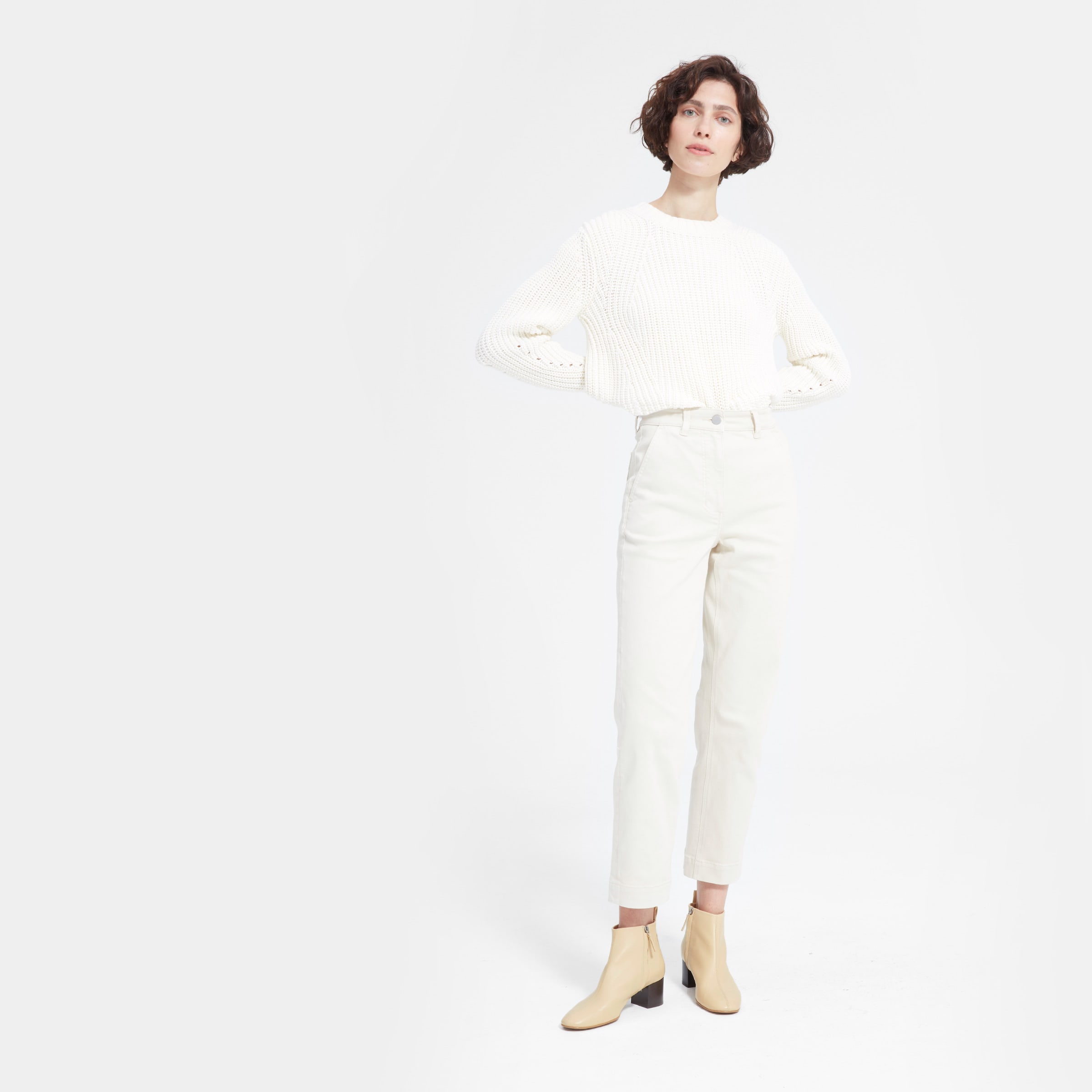 everlane day boot white