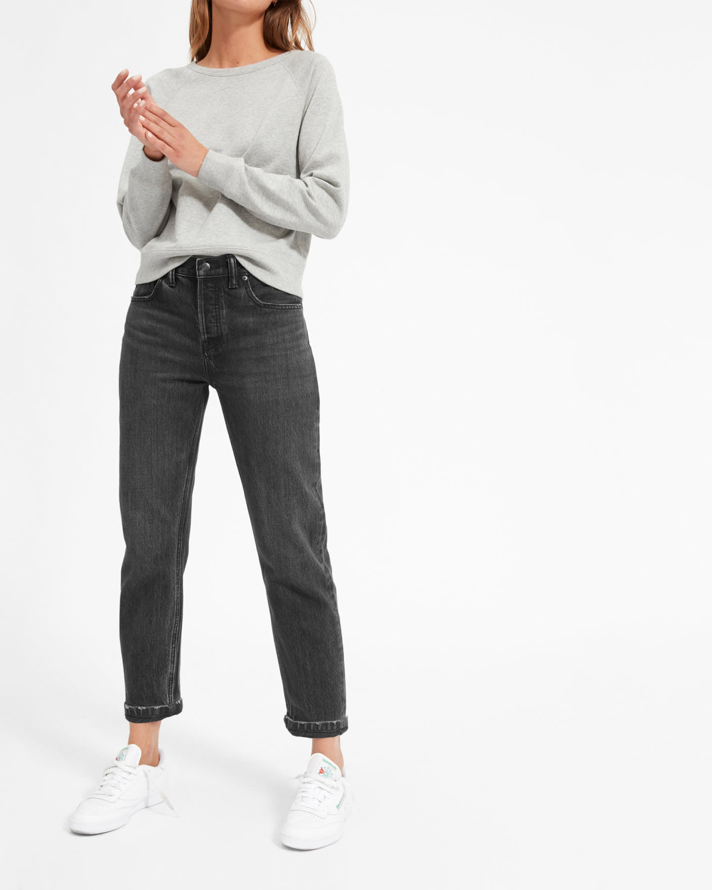 The Relaxed Boyfriend Jean Vintage Washed Black Everlane