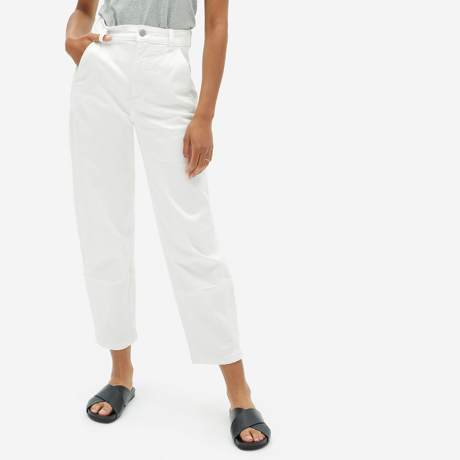 17 Best Winter White Pants That Are Worth Breaking all the Fashion