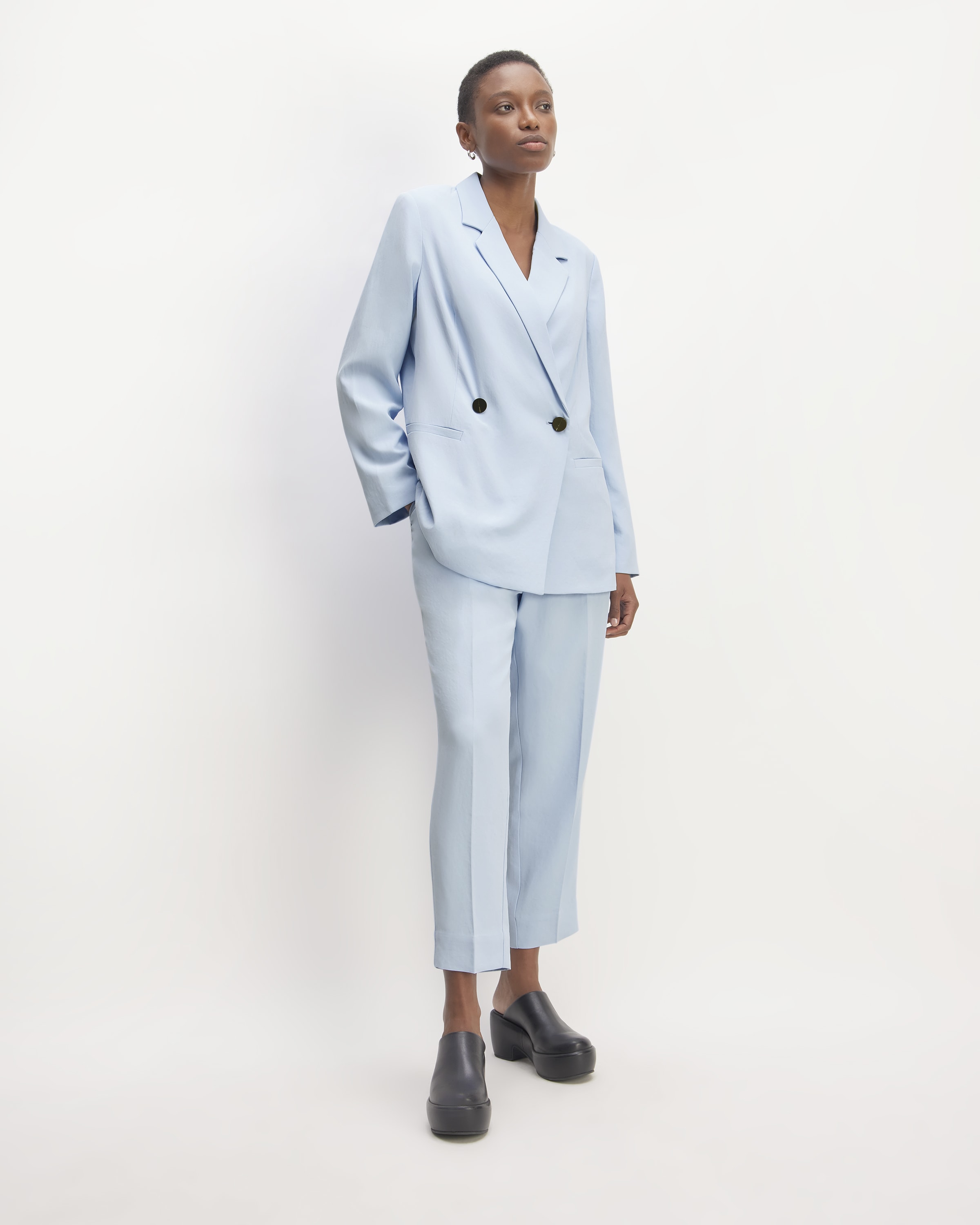 Drapey blazer top
