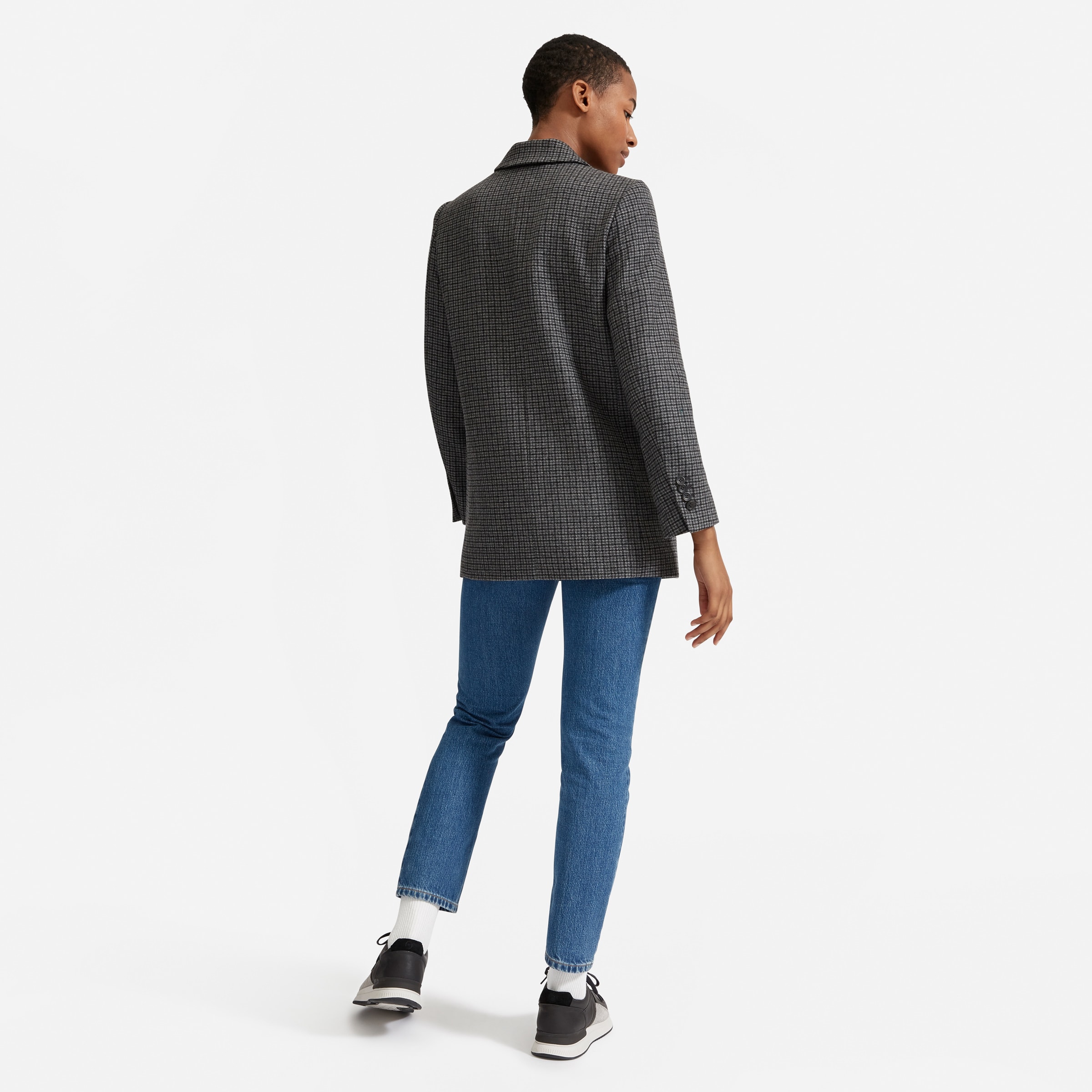 everlane double breasted blazer