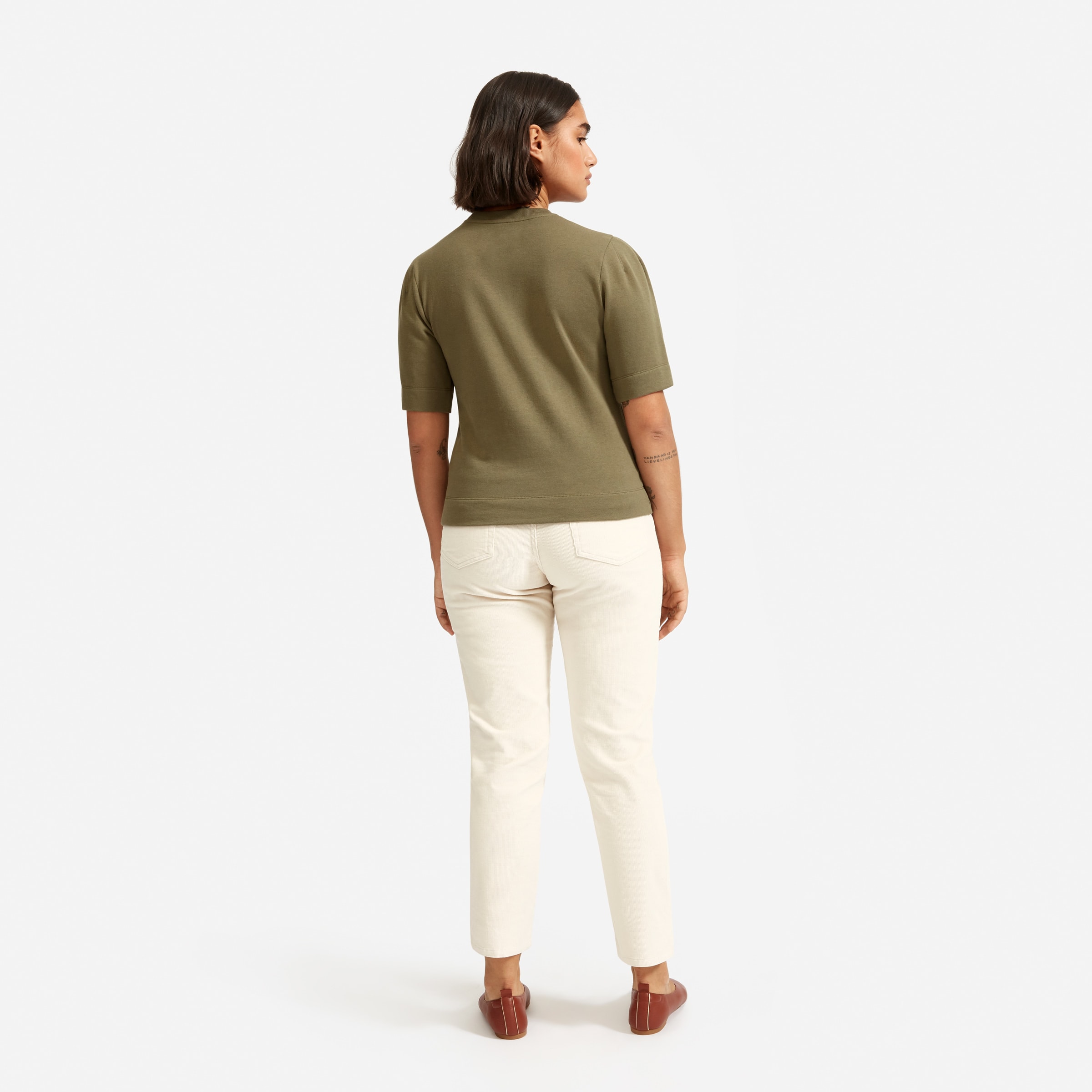 Everlane lightweight french terry crew clearance