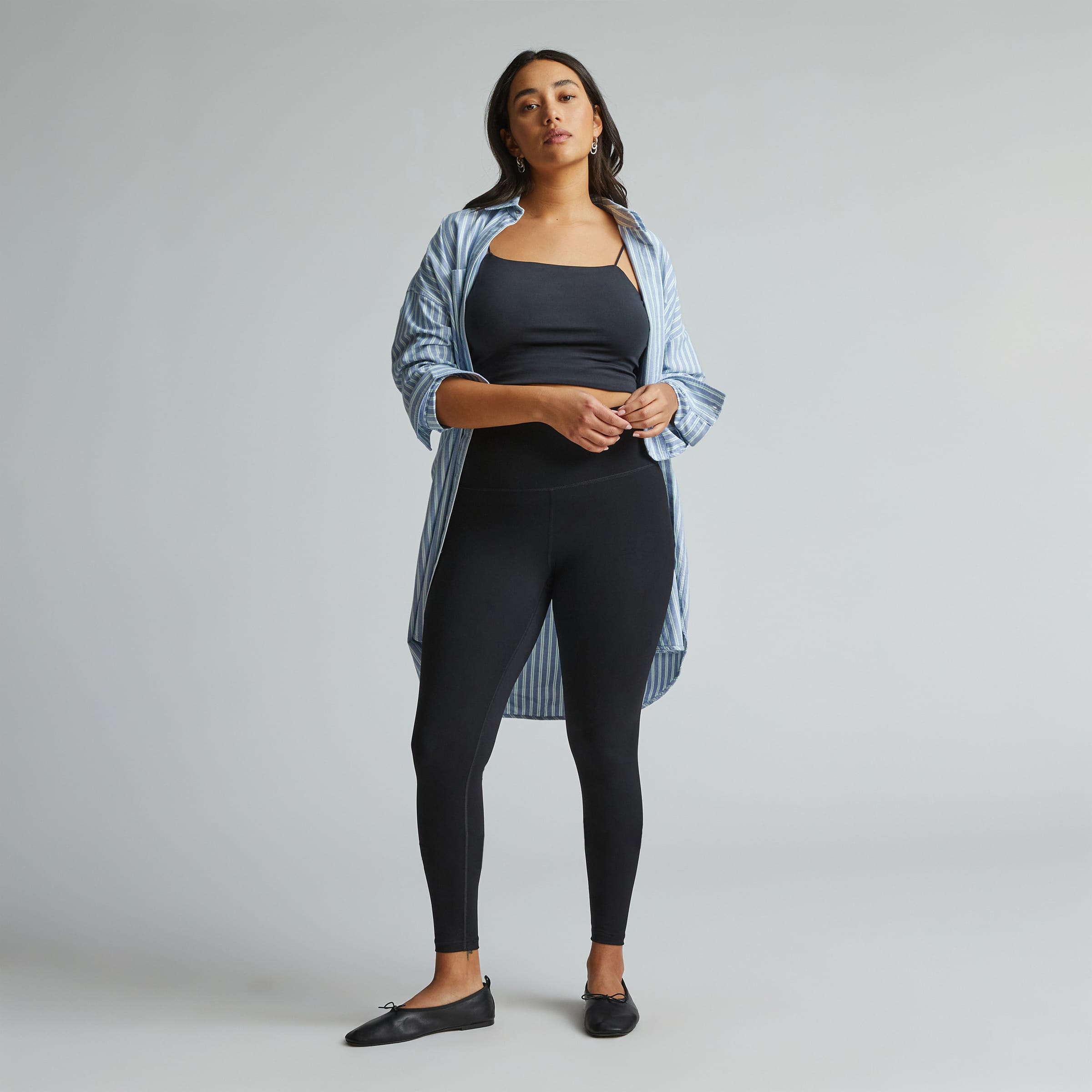 8 Legging Outfit Ideas - From Casual To Chic feat. Everlane