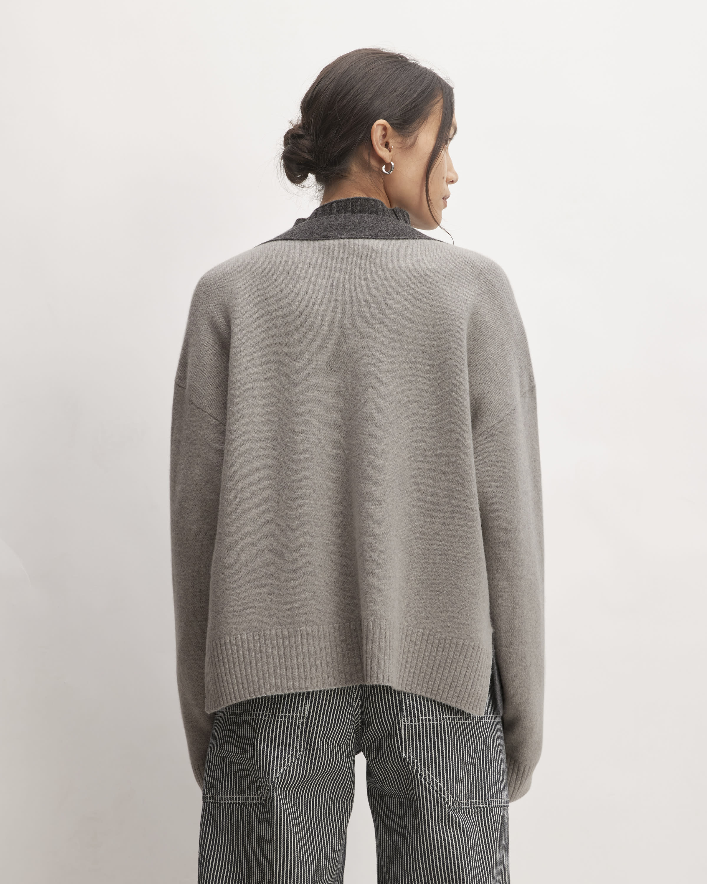 The Good Merino Wool Crewneck Sweater Hare Grey / Graphite – Everlane