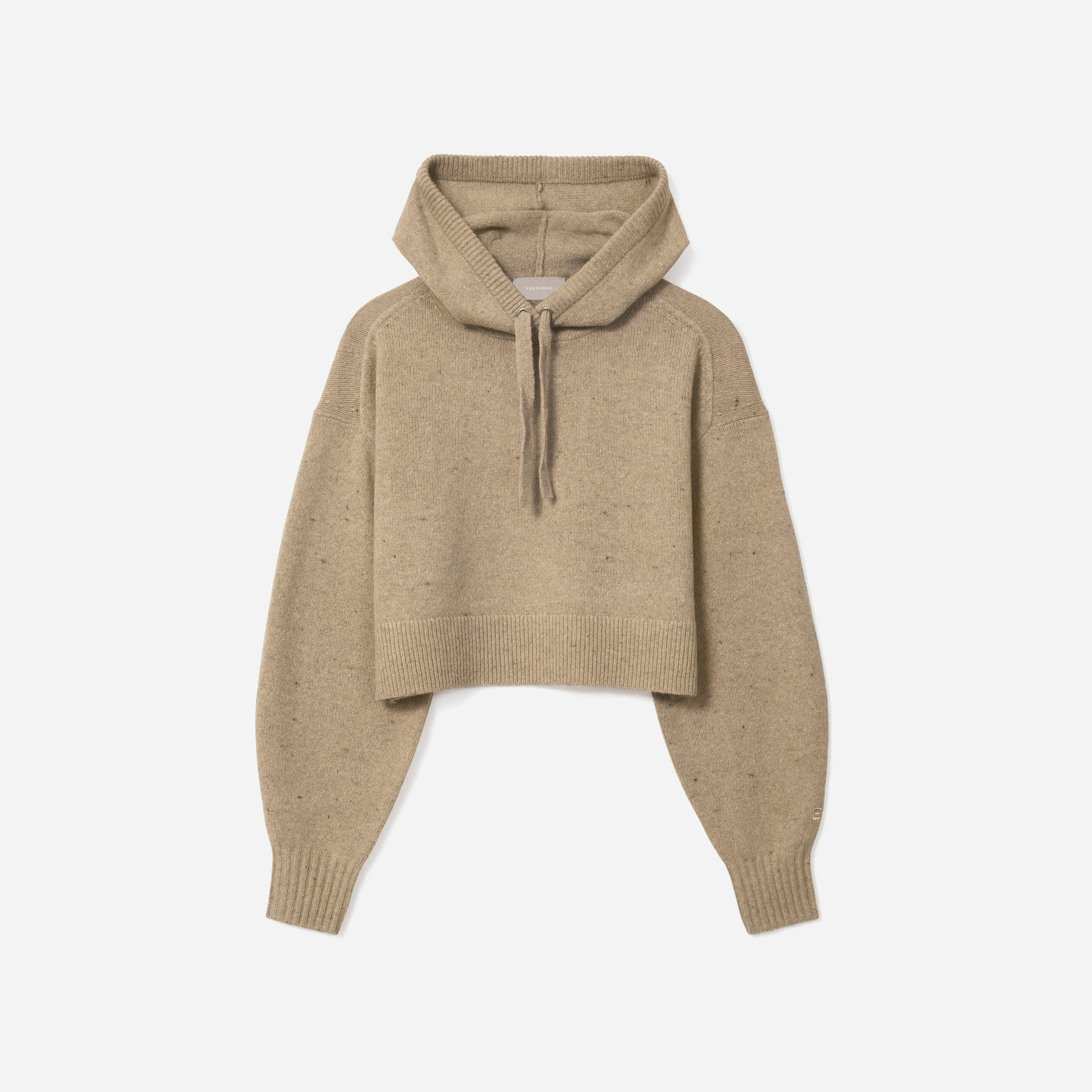The Cropped Hoodie in ReCashmere