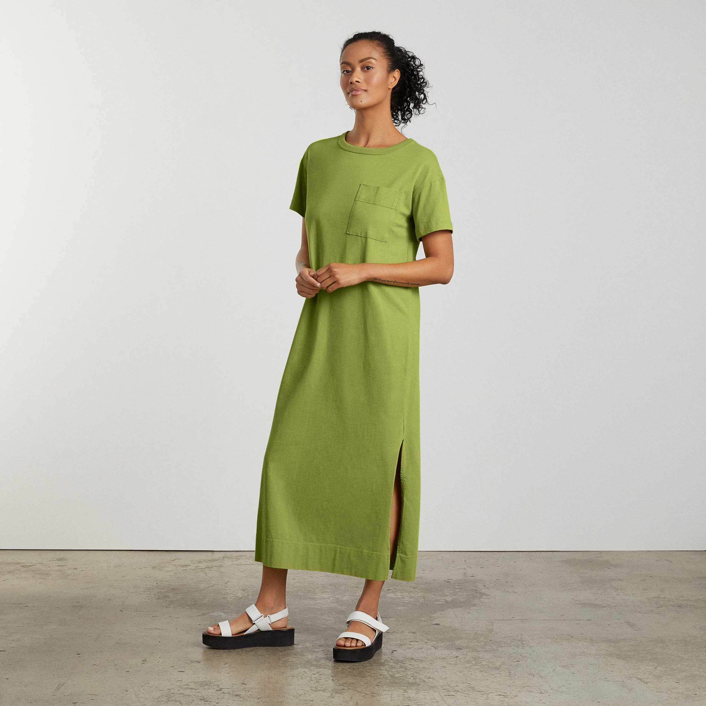 Everlane long online weekend tee dress