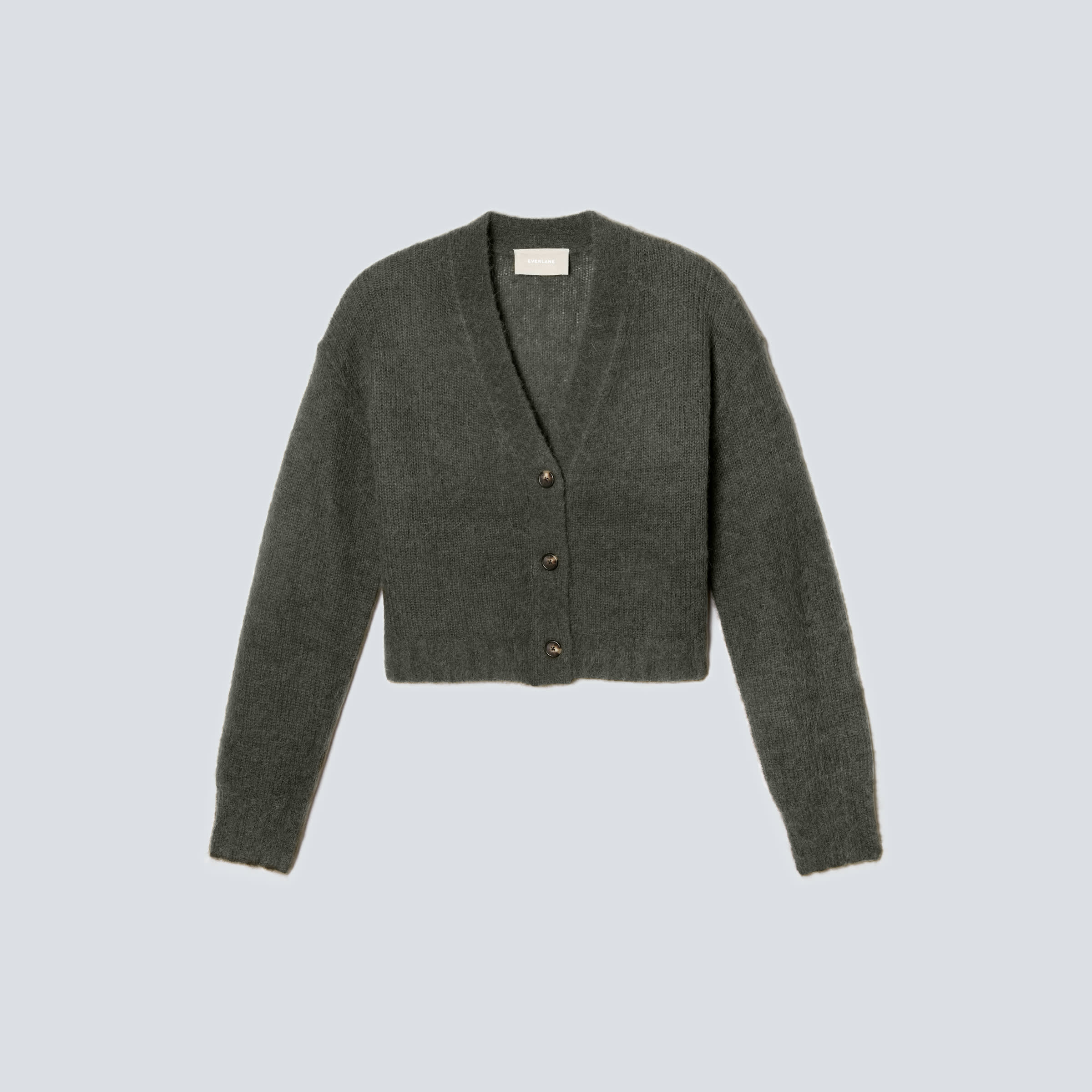 The Alpaca V-Neck Cropped Cardigan Kambaba – Everlane