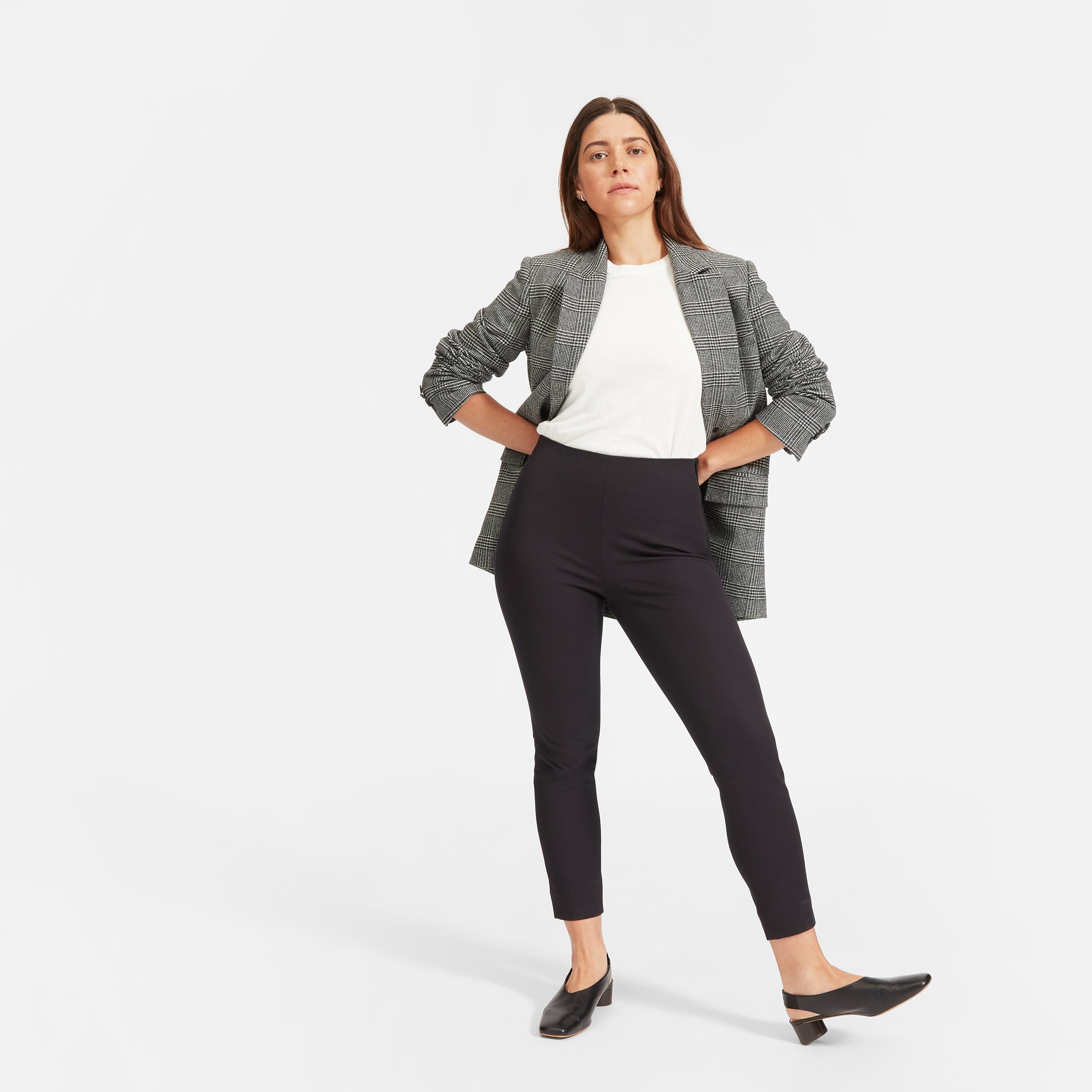 everlane high waisted pants