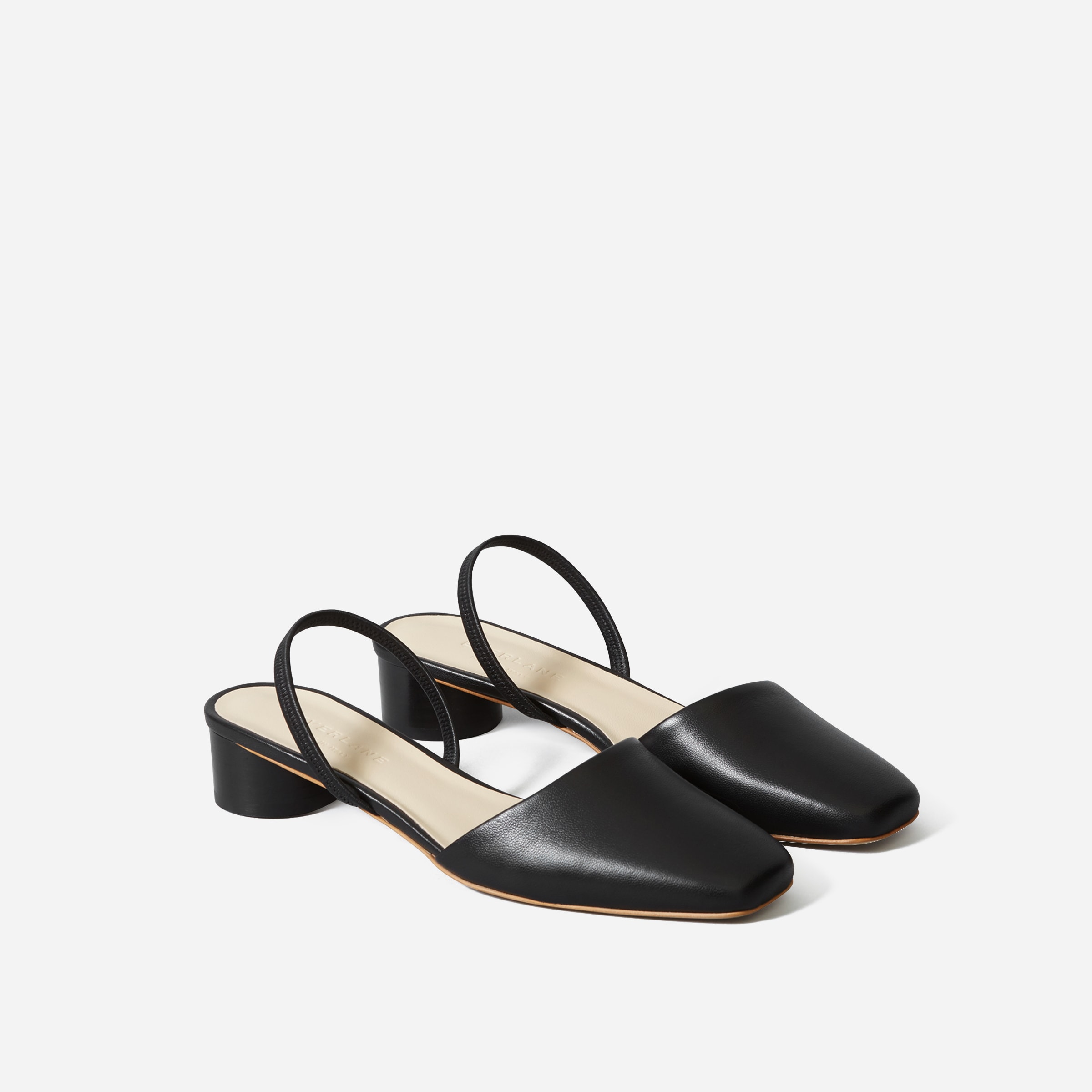The Tapered Square Toe Slingback