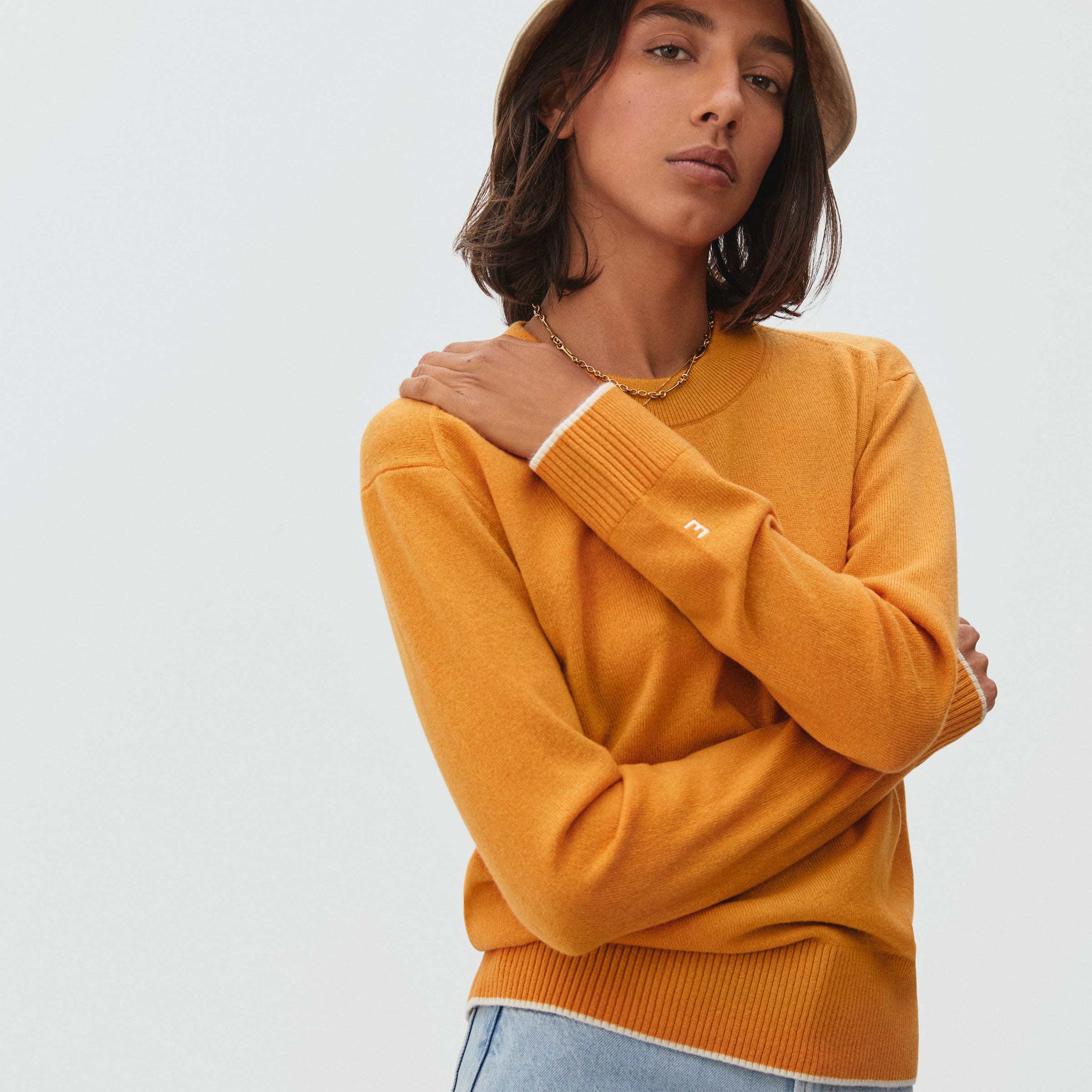 The Cashmere Crew Burnt Orange – Everlane