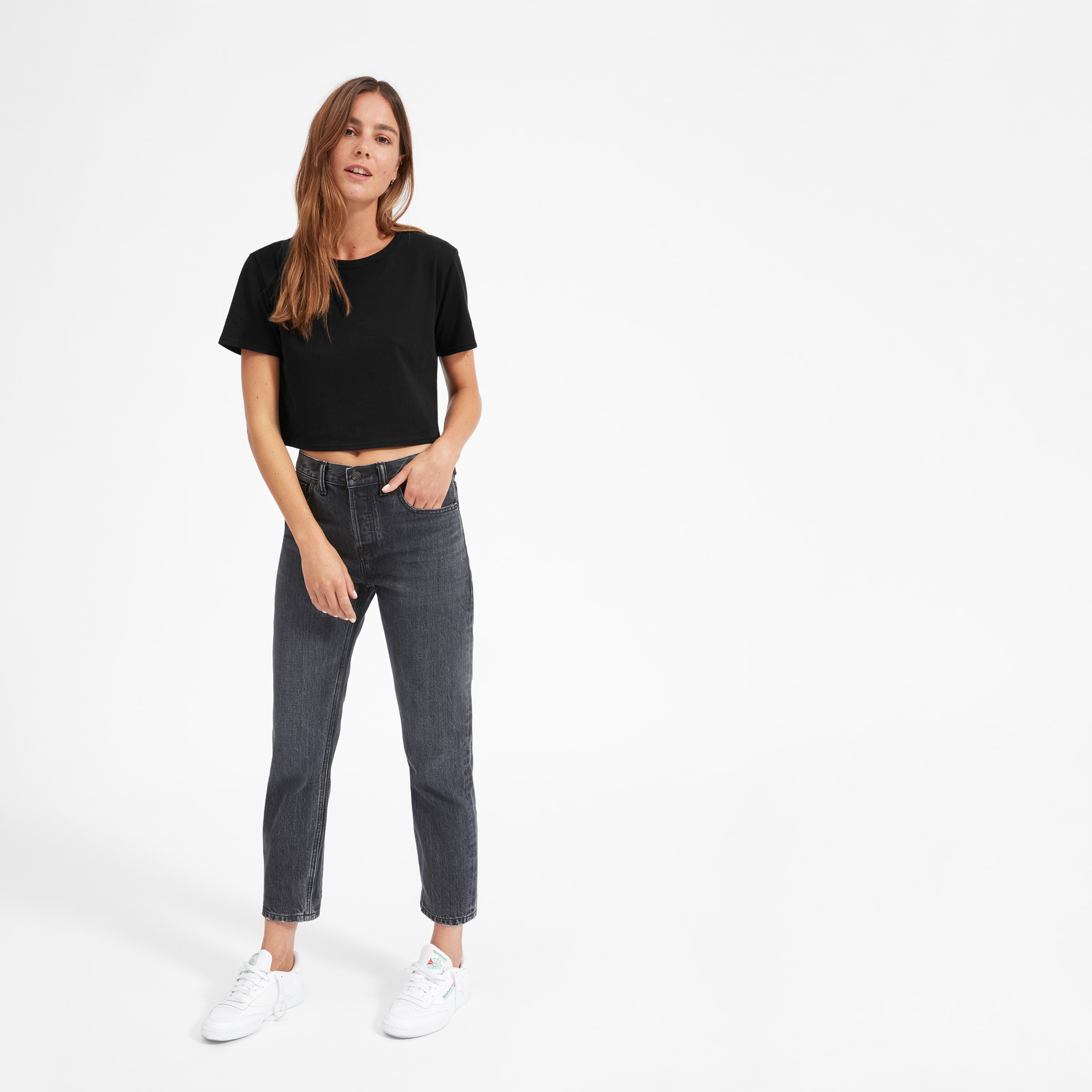 The Cotton Crop Tee Black – Everlane