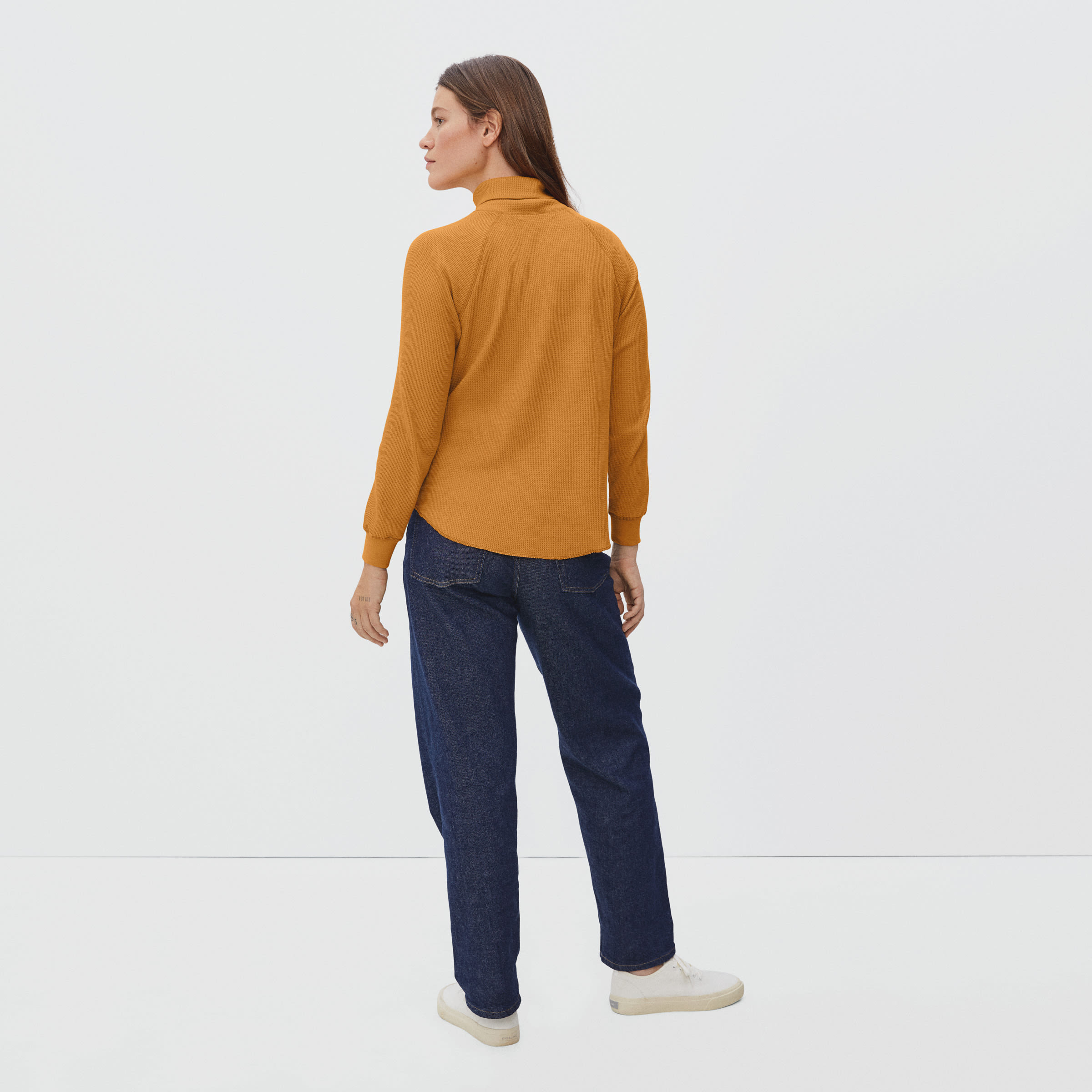 The Organic Cotton Turtleneck Waffle 