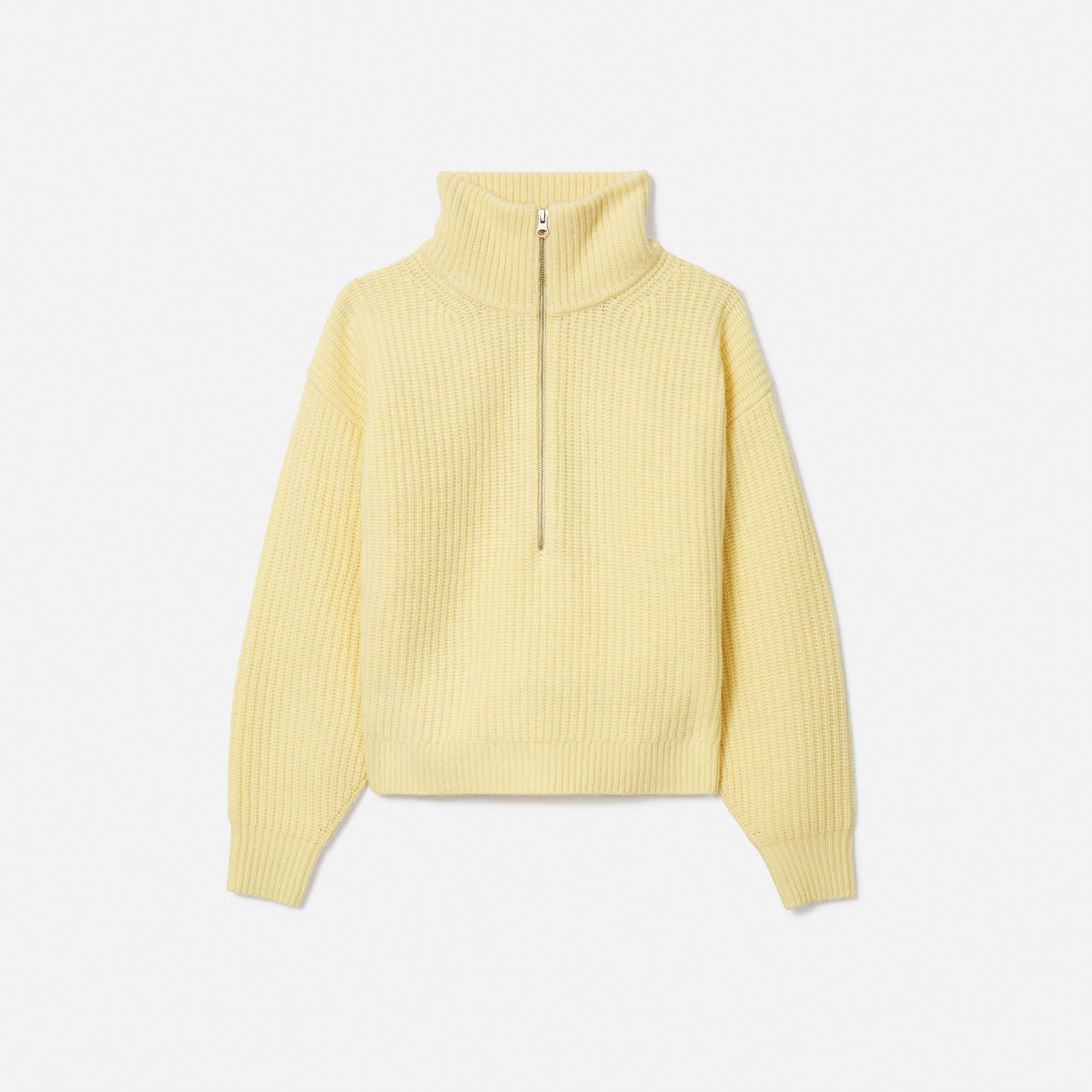 everlane half zip fleece