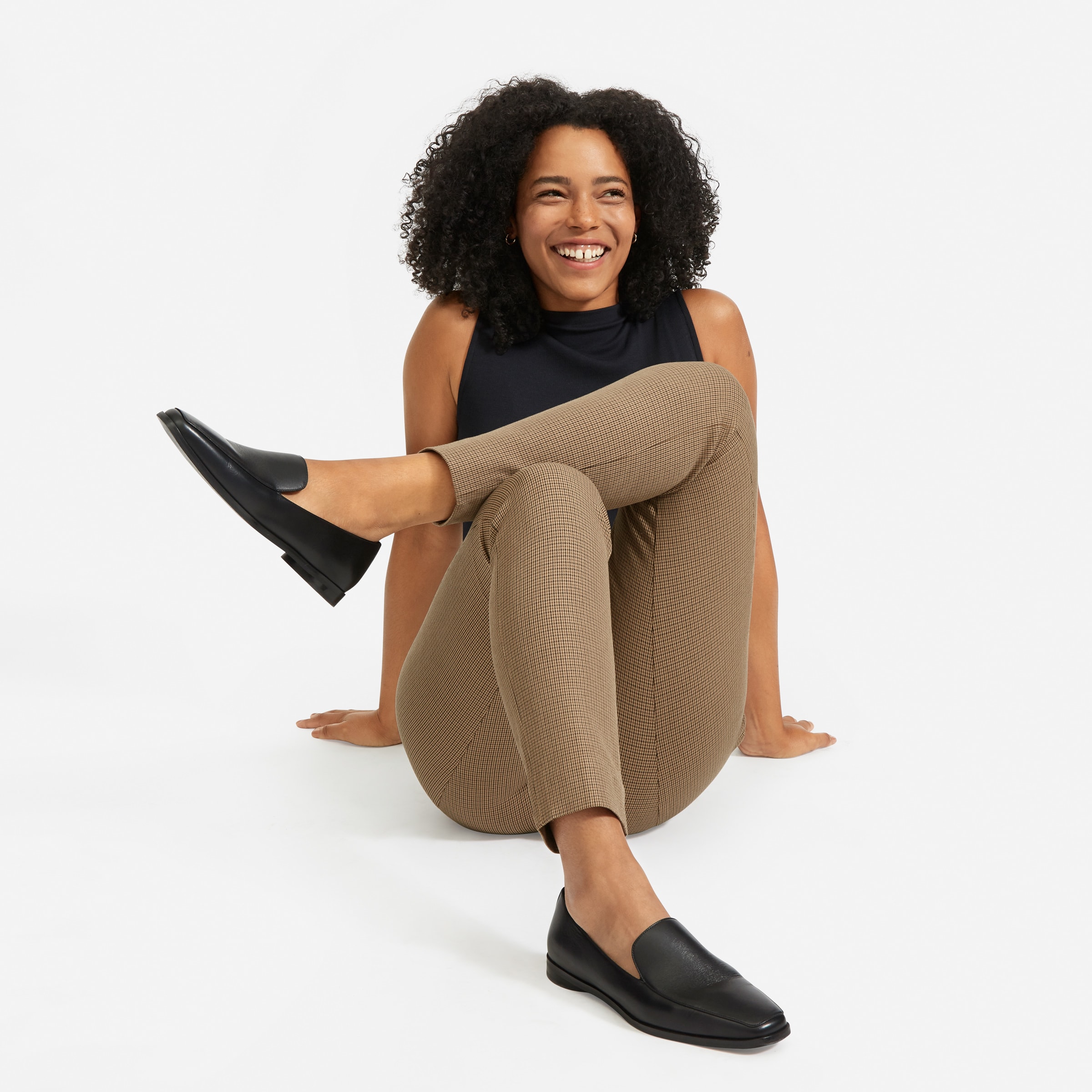 The Side-Zip Stretch Cotton Pant Cocoa 