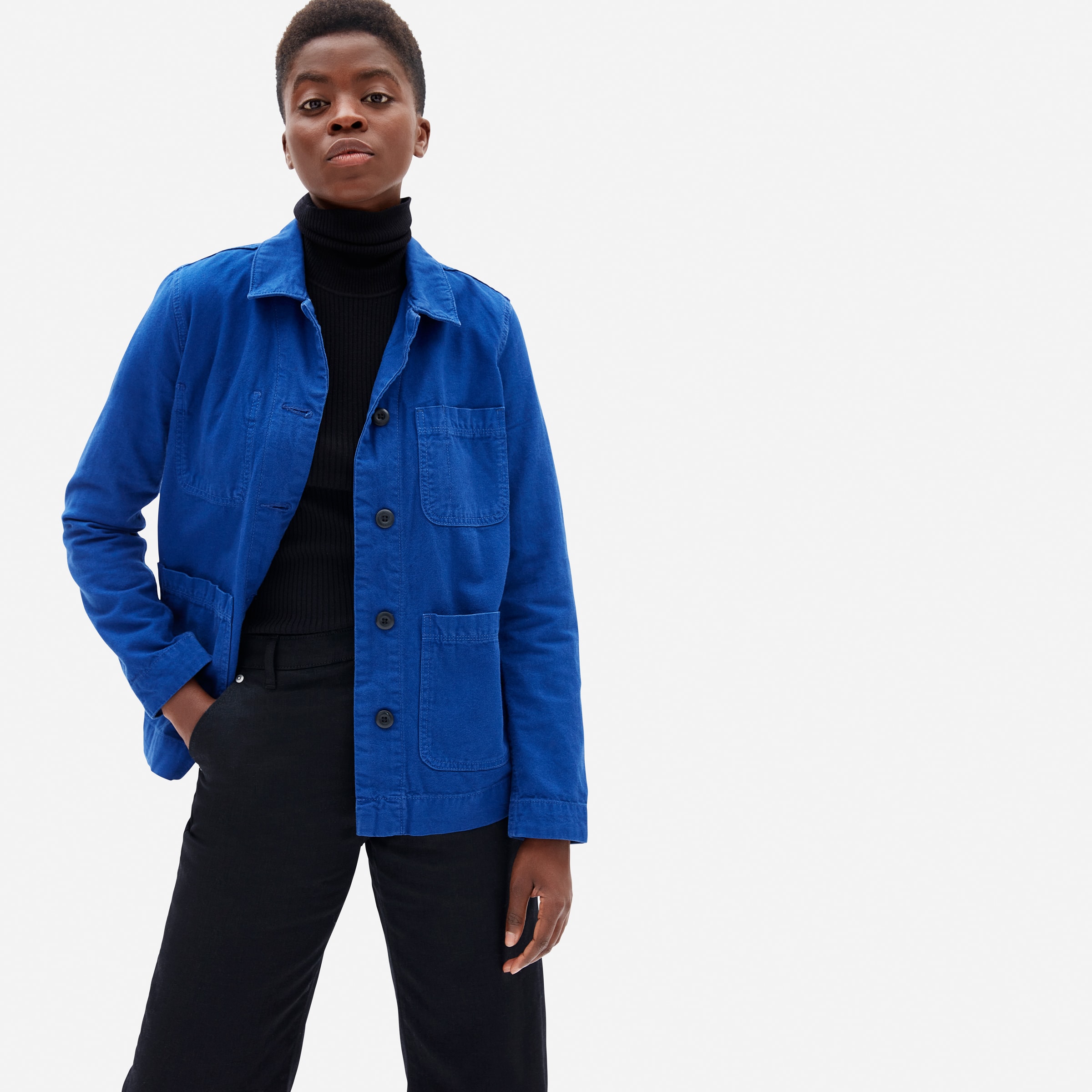 Workwear Jacket - Blue – BROOK FARM GENERAL STORE