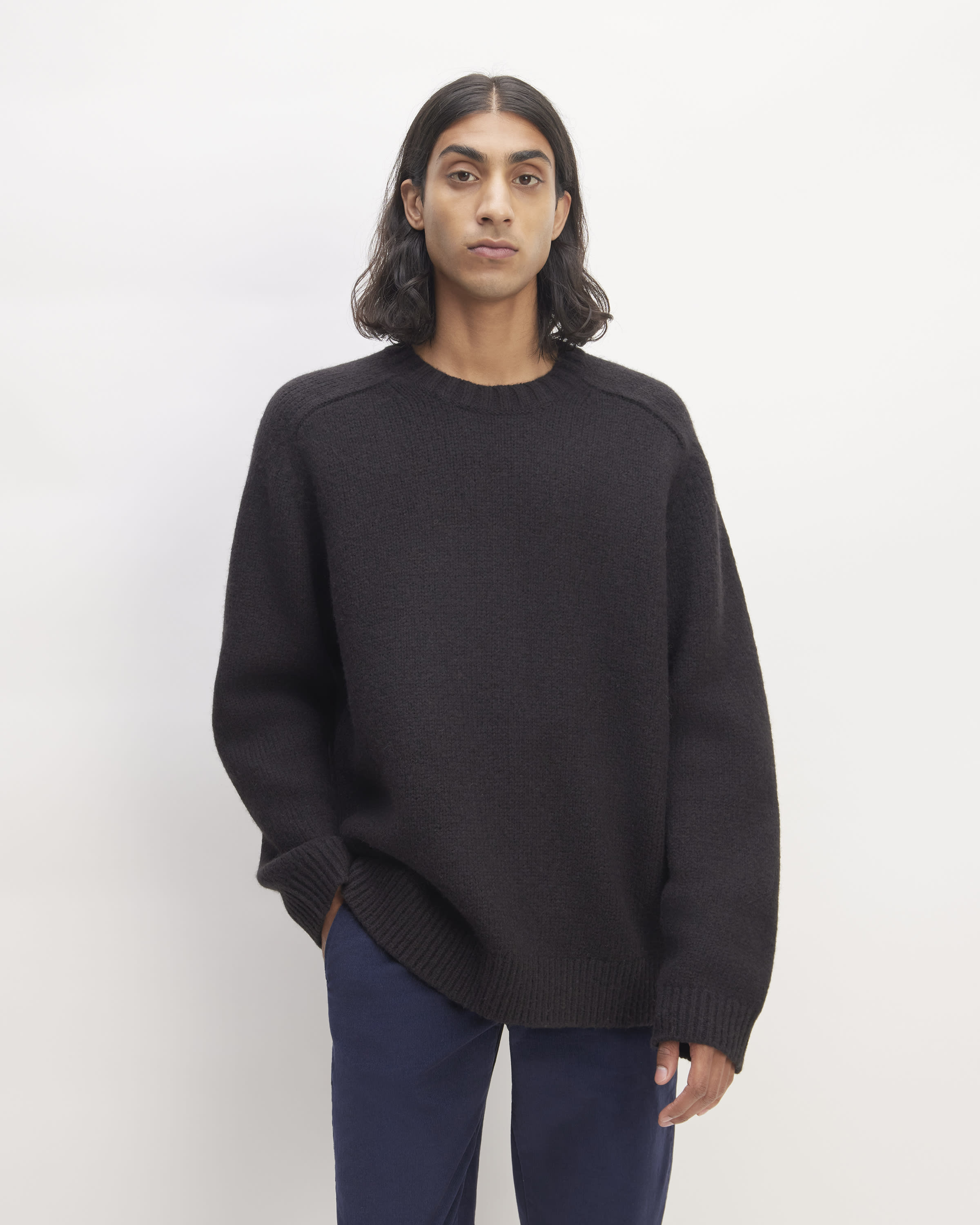 The Cloud Crewneck Sweater Tiger s Eye Everlane