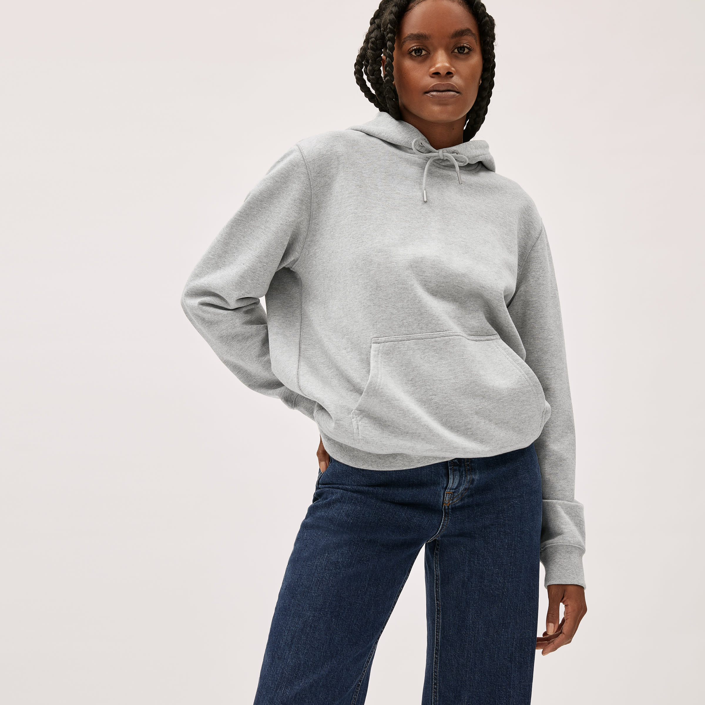 everlane french terry hoodie review