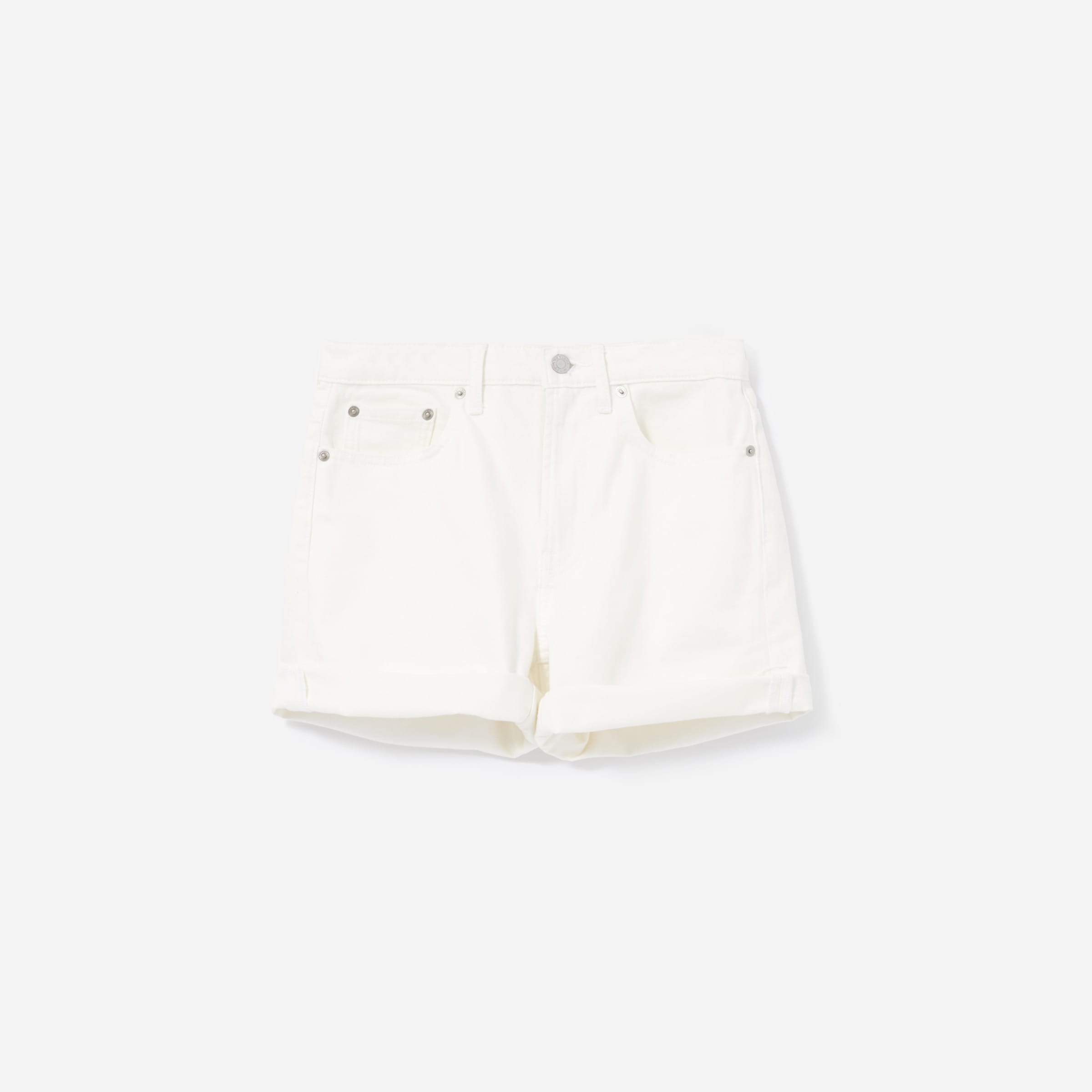 white shorts denim