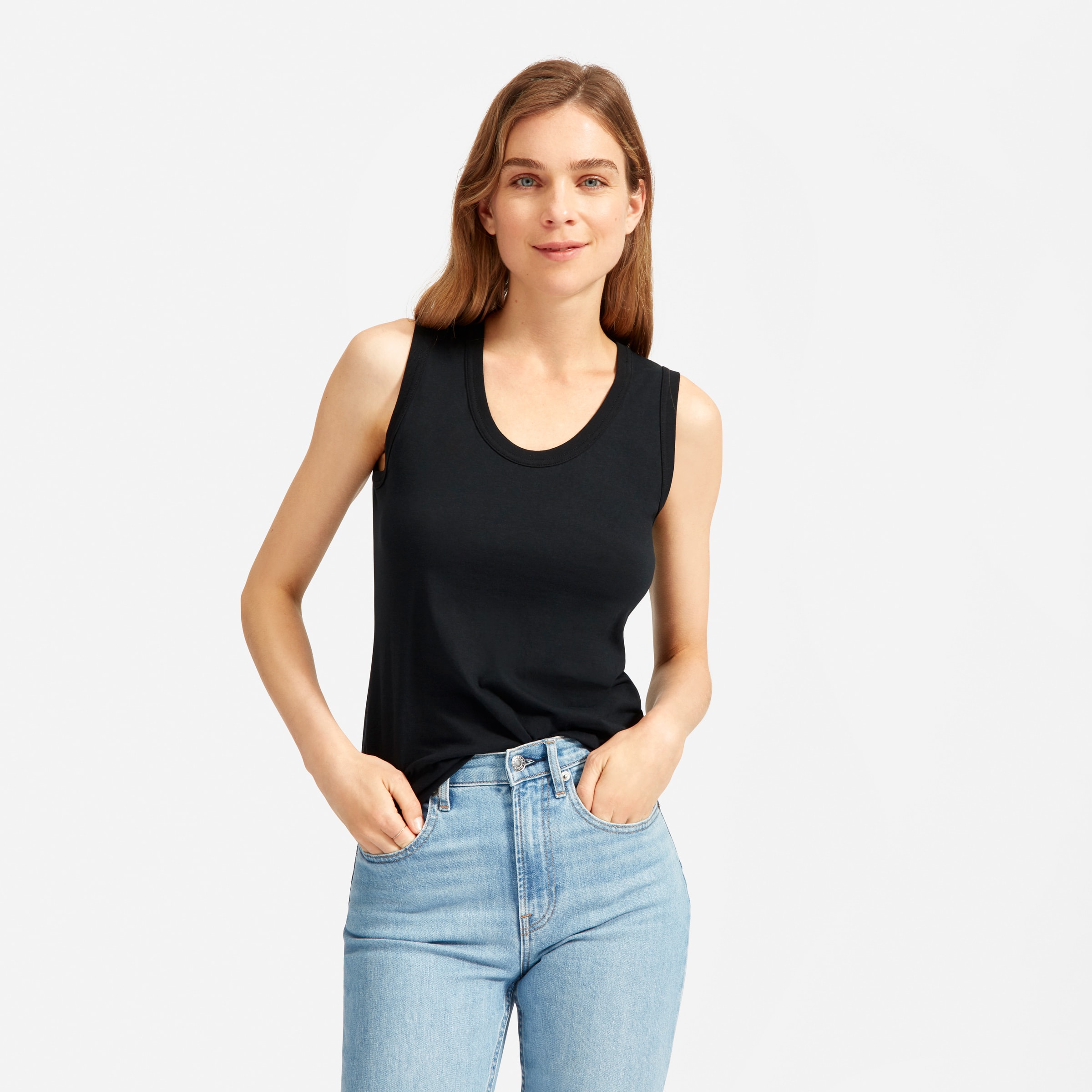 Scoop neck muscle tank Clearance