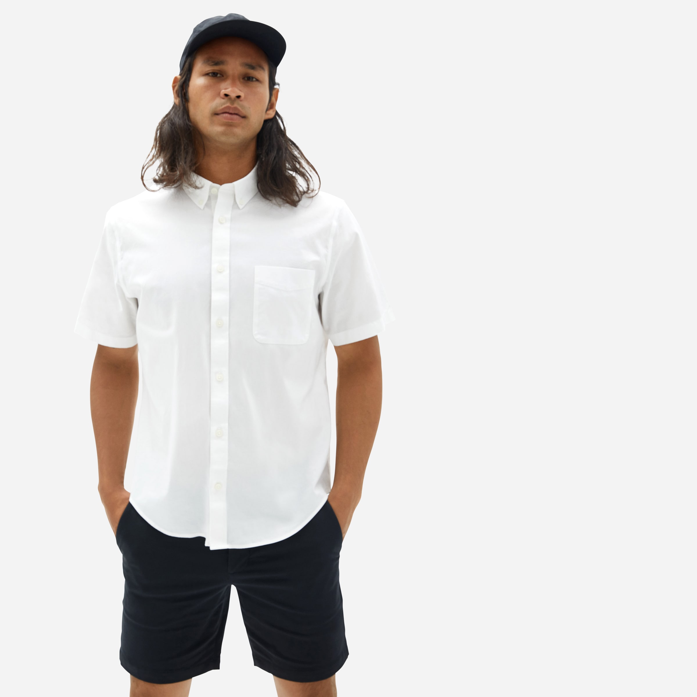 Oxford Slim Fit Short Sleeve Shirt