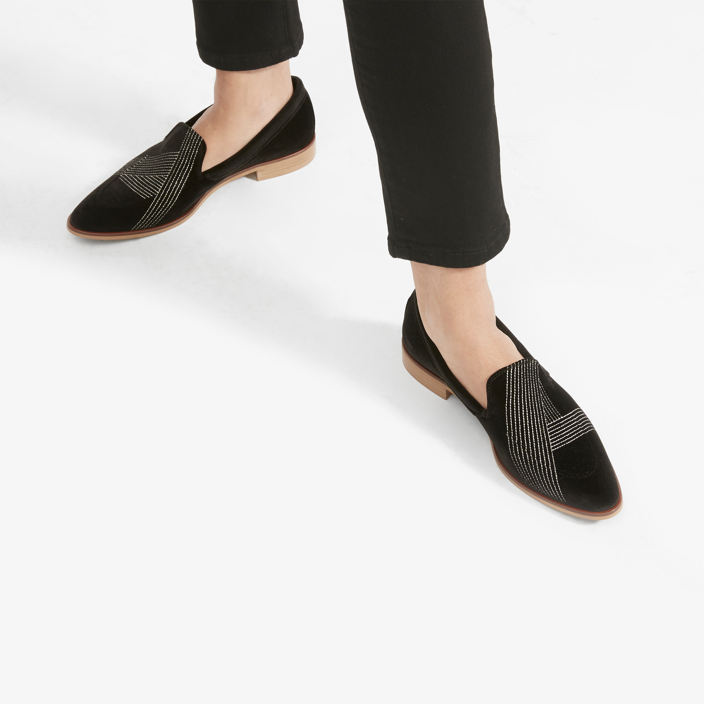everlane black loafers
