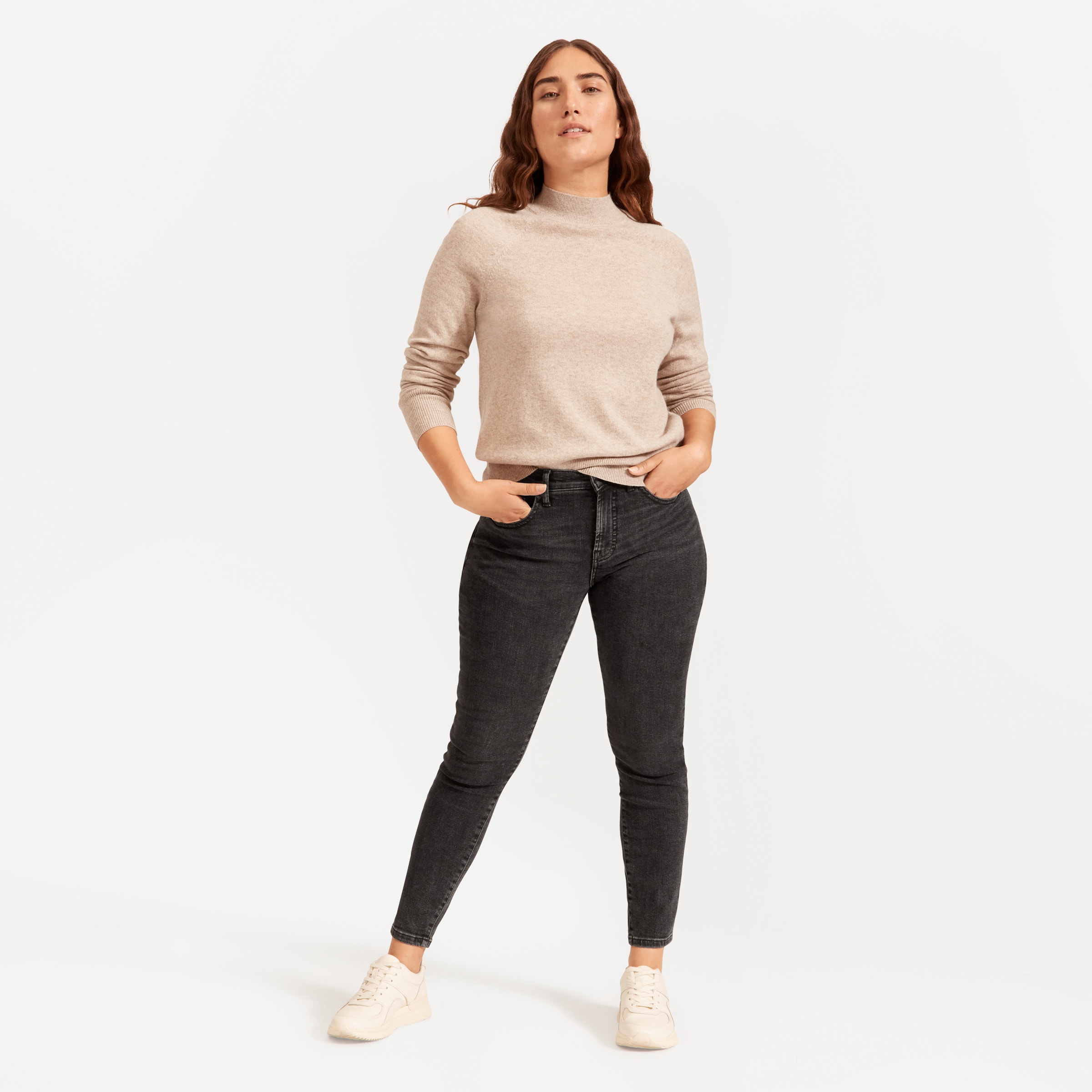 Everlane authentic stretch mid rise clearance
