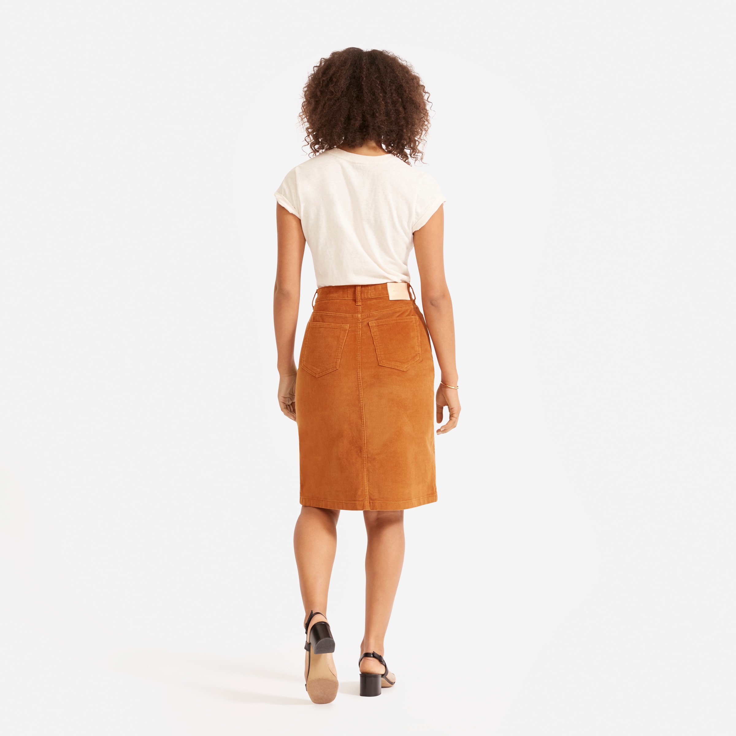 brown corduroy skirt 39