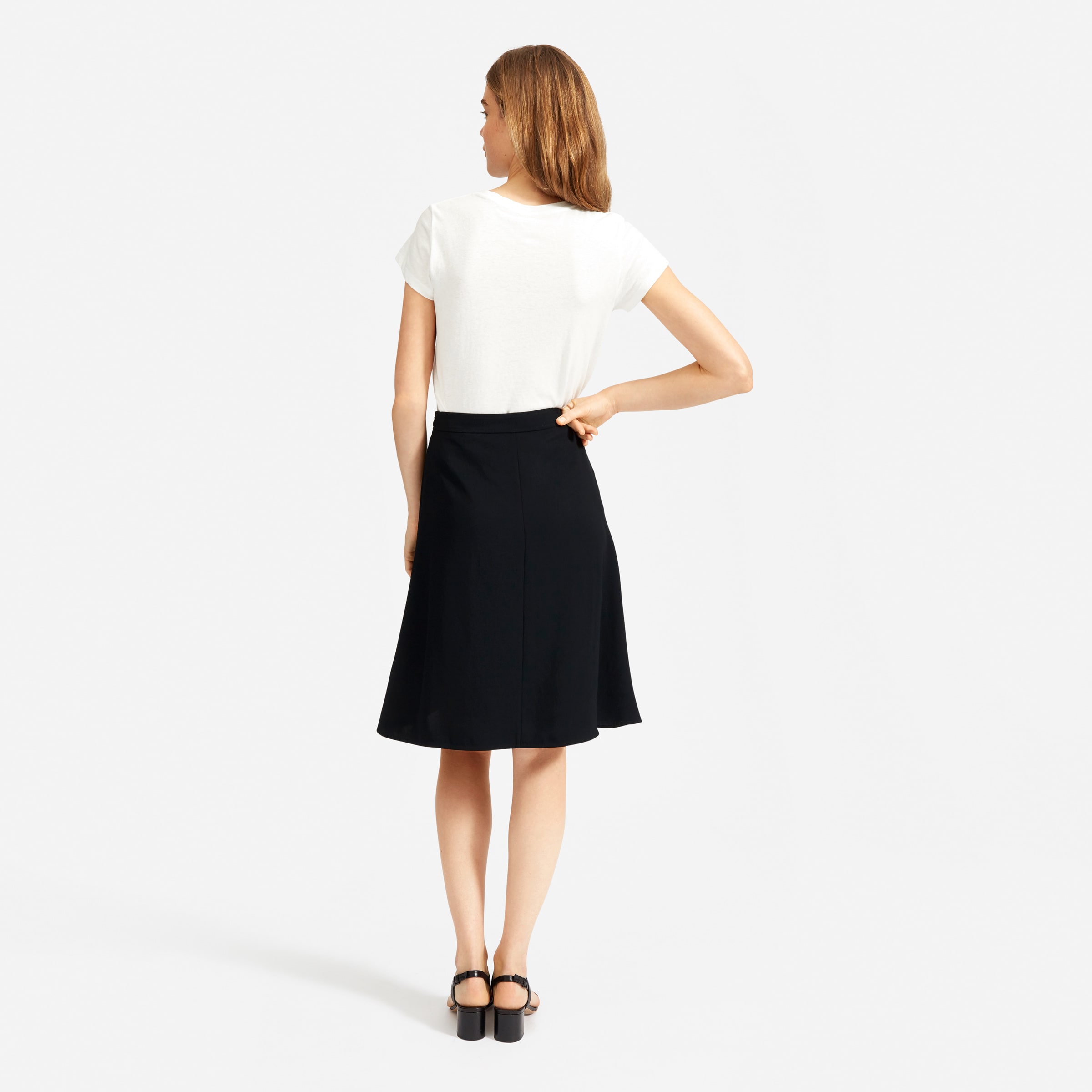 Everlane swing hot sale skirt