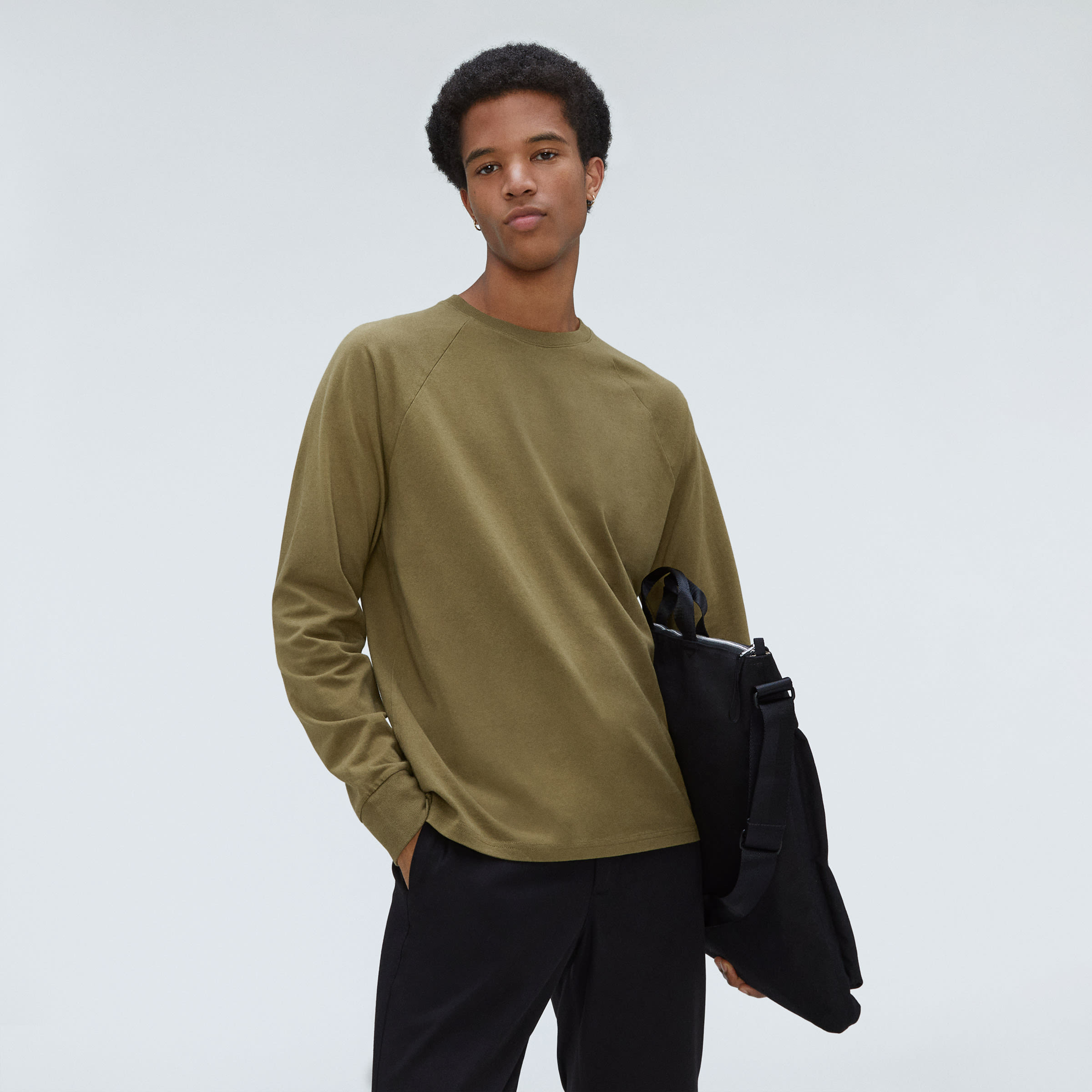 The Premium-Weight Long-Sleeve Crew 