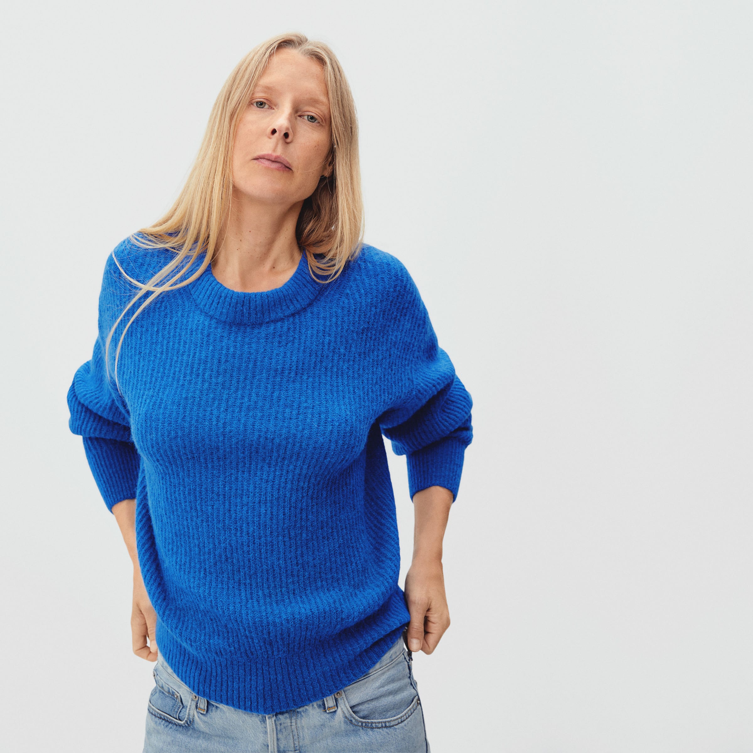 The oversized alpaca crew everlane clearance