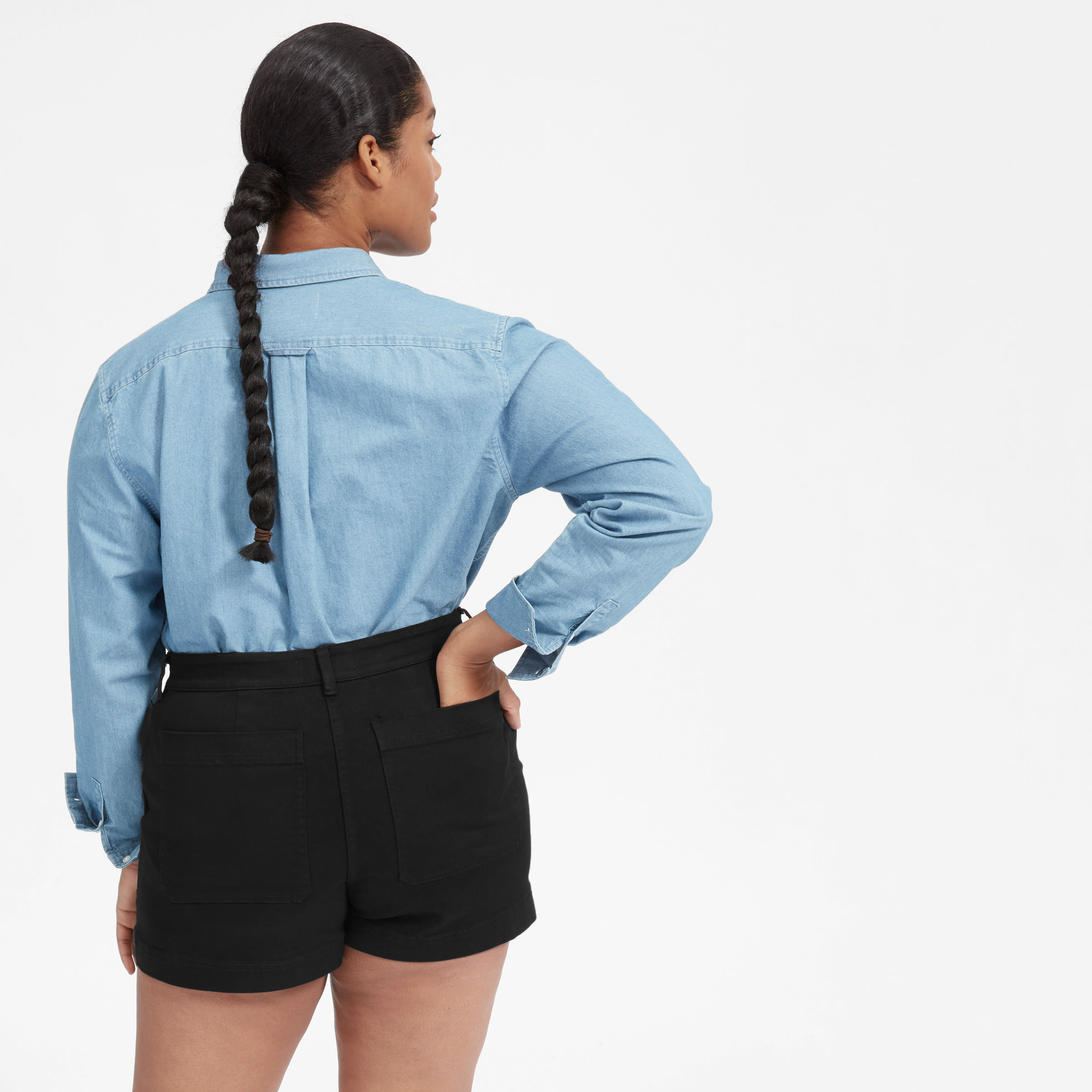 The Cotton Twill Short Black – Everlane