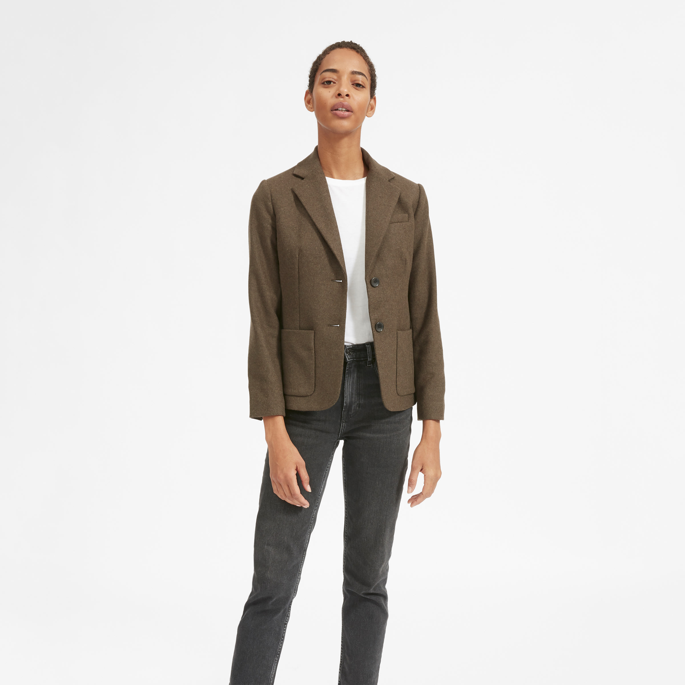 Everlane wool blazer clearance