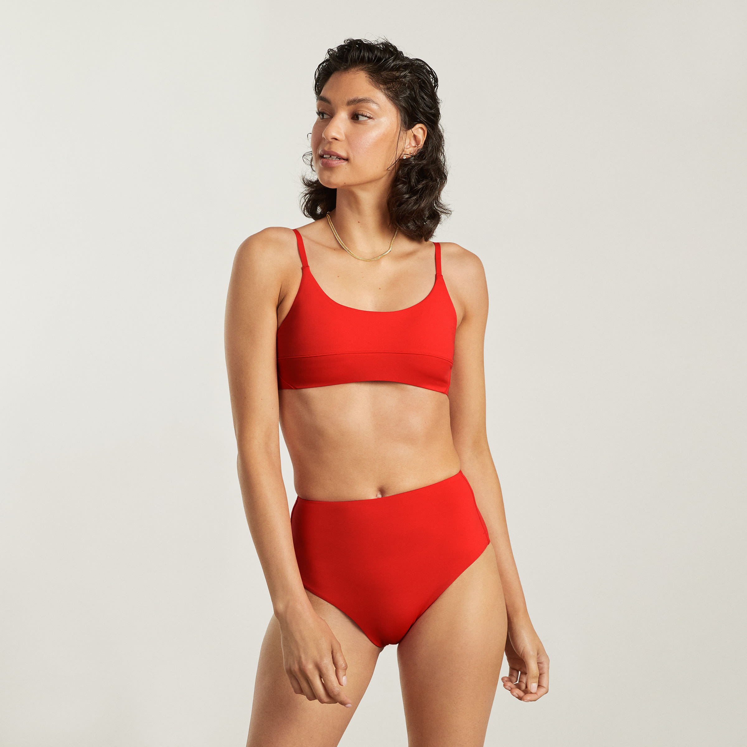 zout Klagen musical The High-Rise Hipster Bottom Bright Red – Everlane