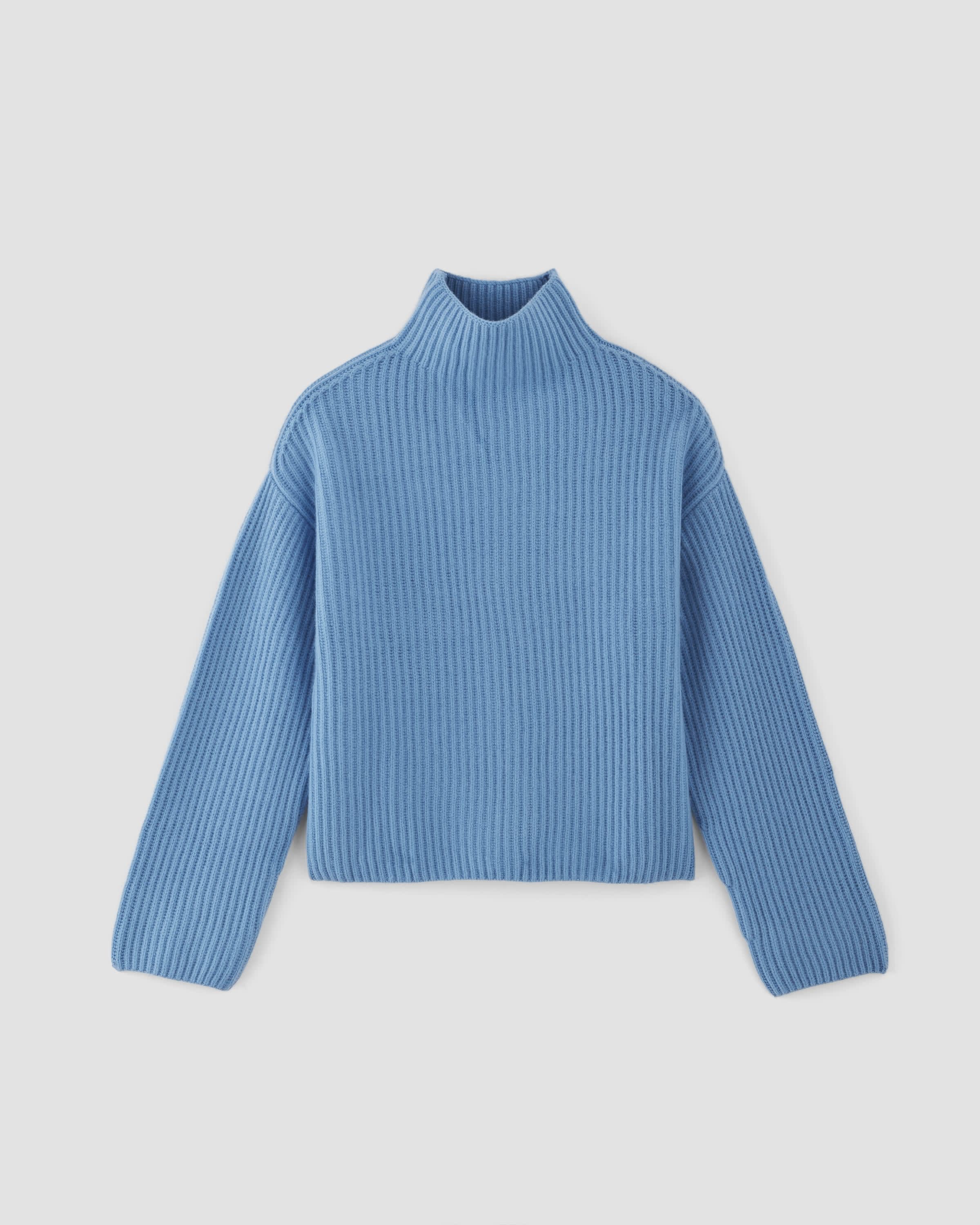 Blue funnel hot sale neck jumper