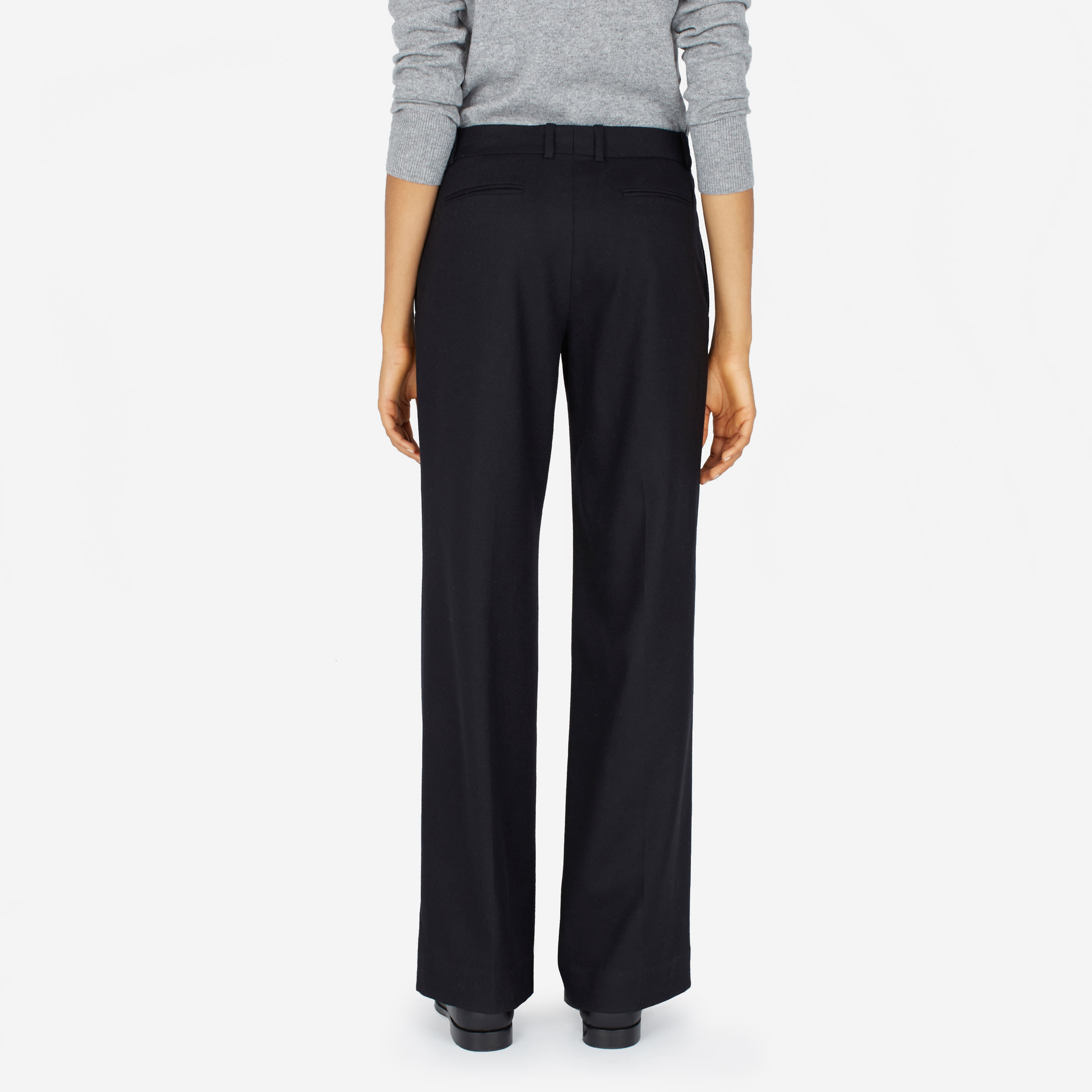 The Premium Wool Flannel Full Leg Pant