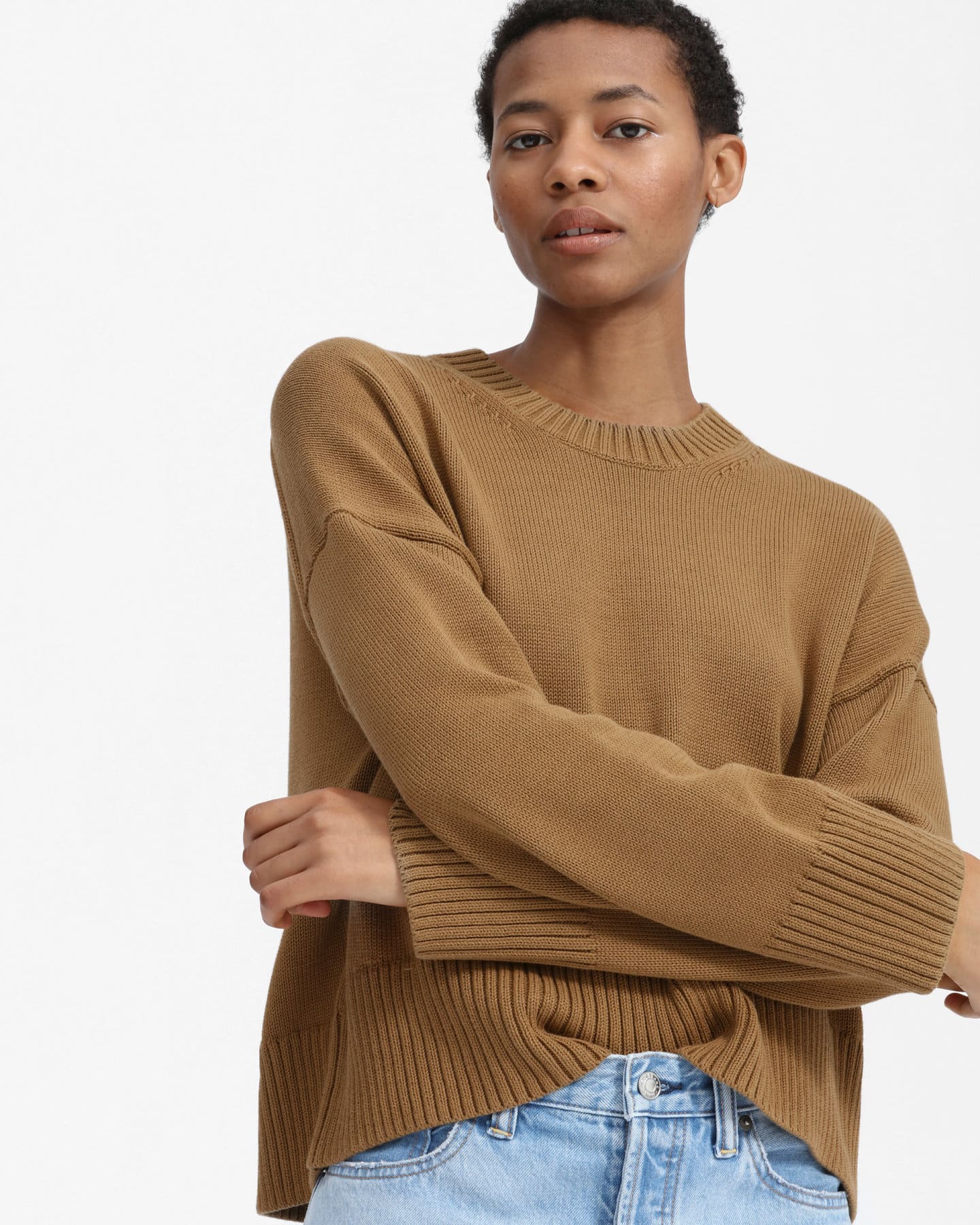 Everlane cotton crew sweater clearance