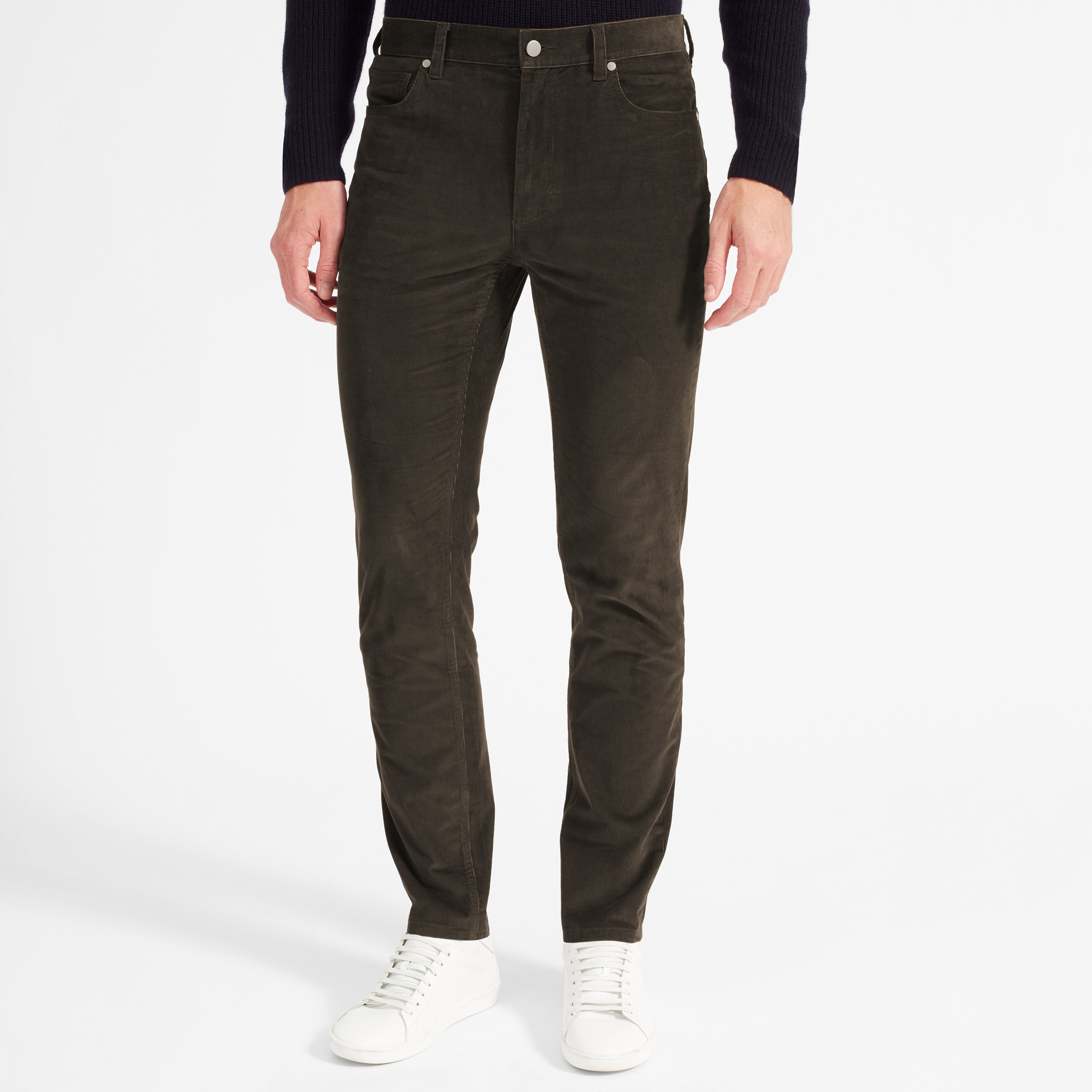 The Corduroy 5-Pocket Slim Pant Dark 