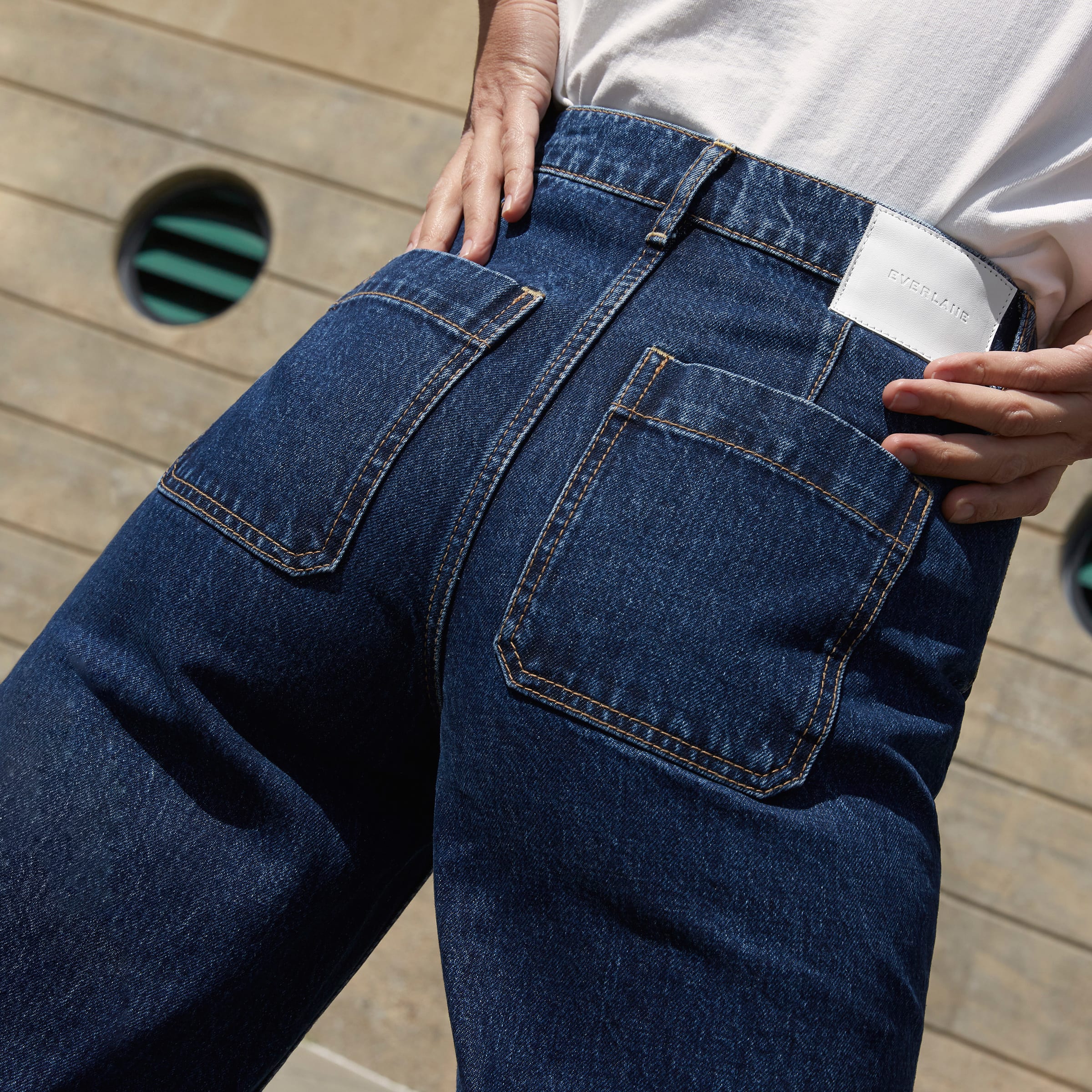 The Edition 02 Wide Leg Crop Jean Dark 