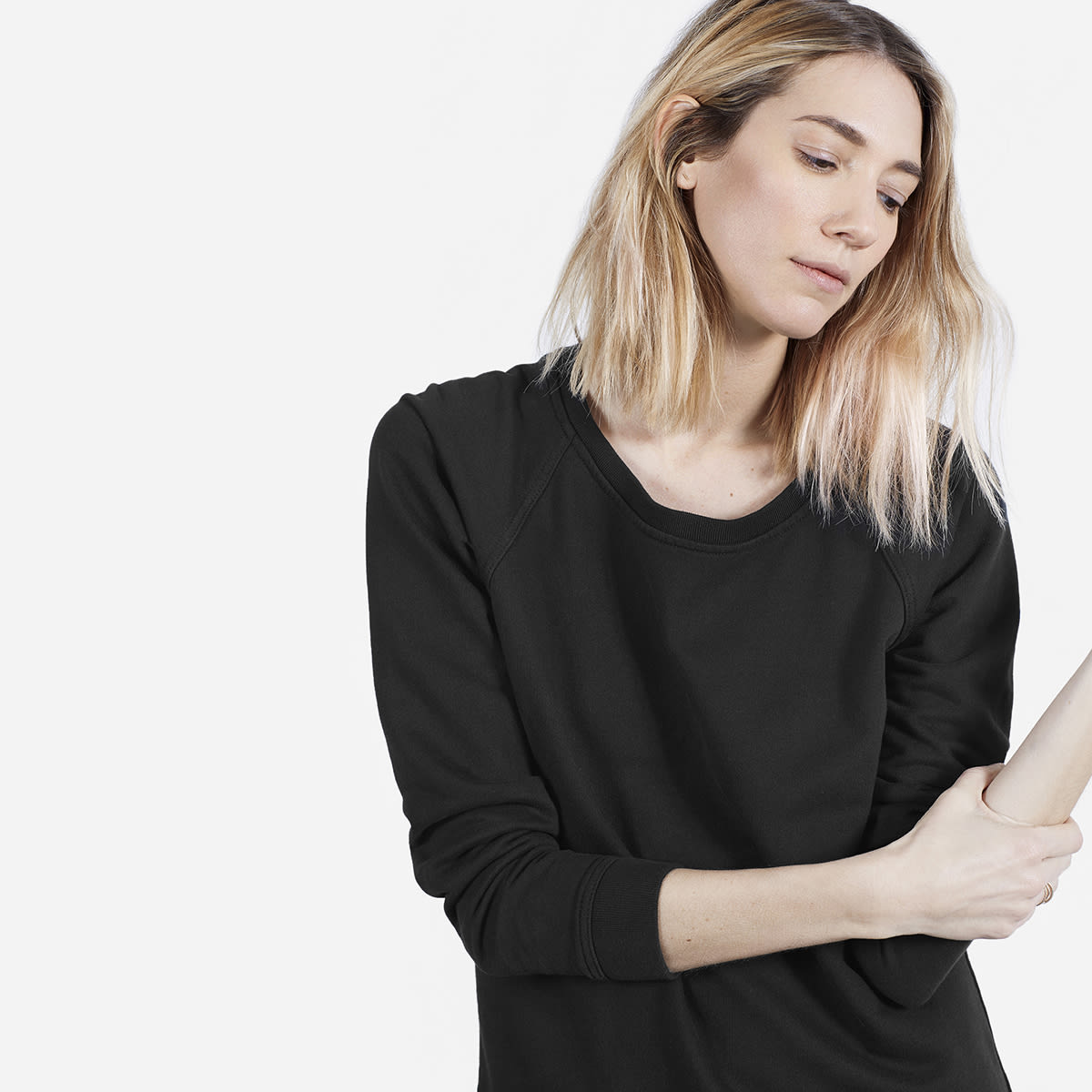 The Crew Sweatshirt Black – Everlane