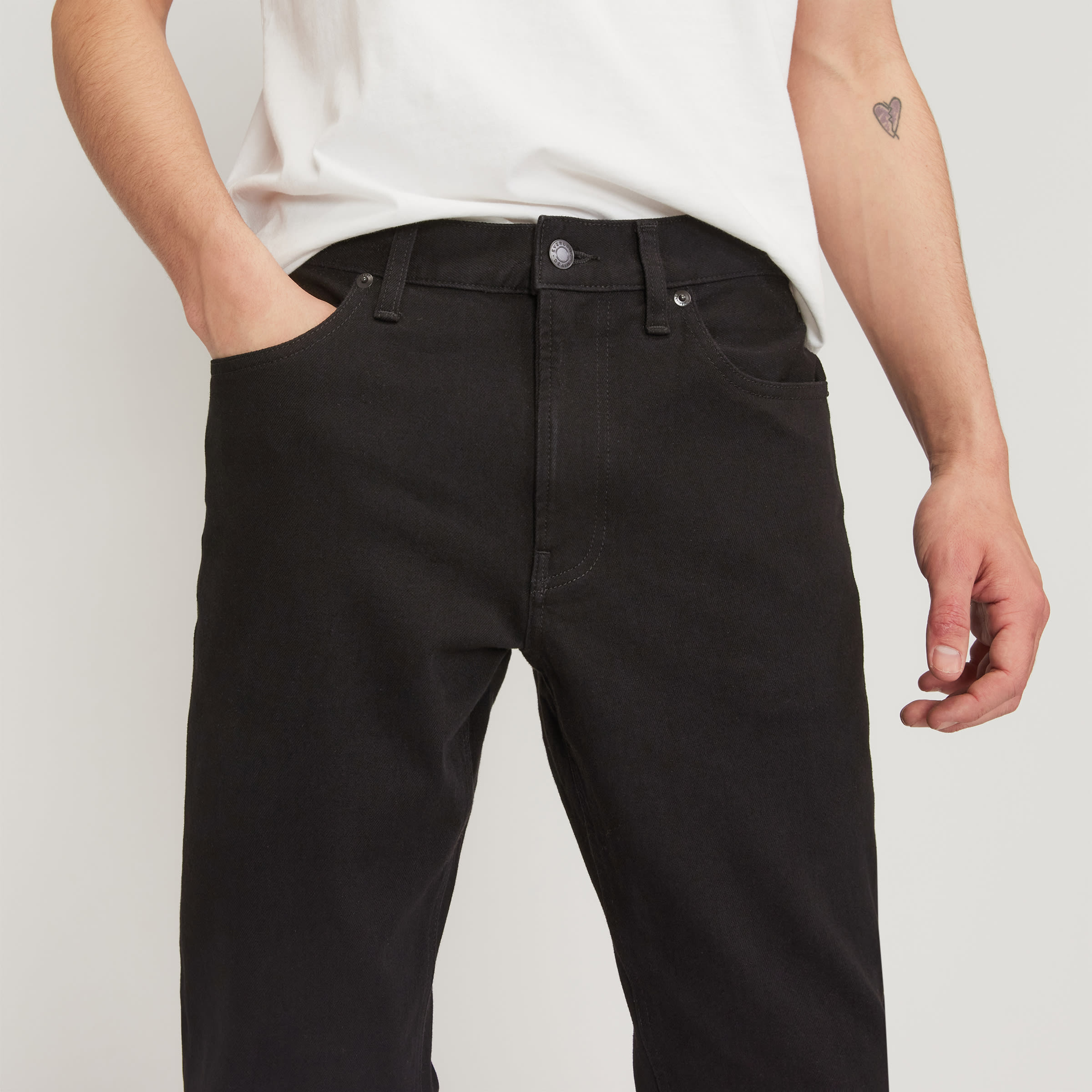 Everlane Men's Organic Cotton Slim Fit Jean in Faded Sky Blue, Size 30x30