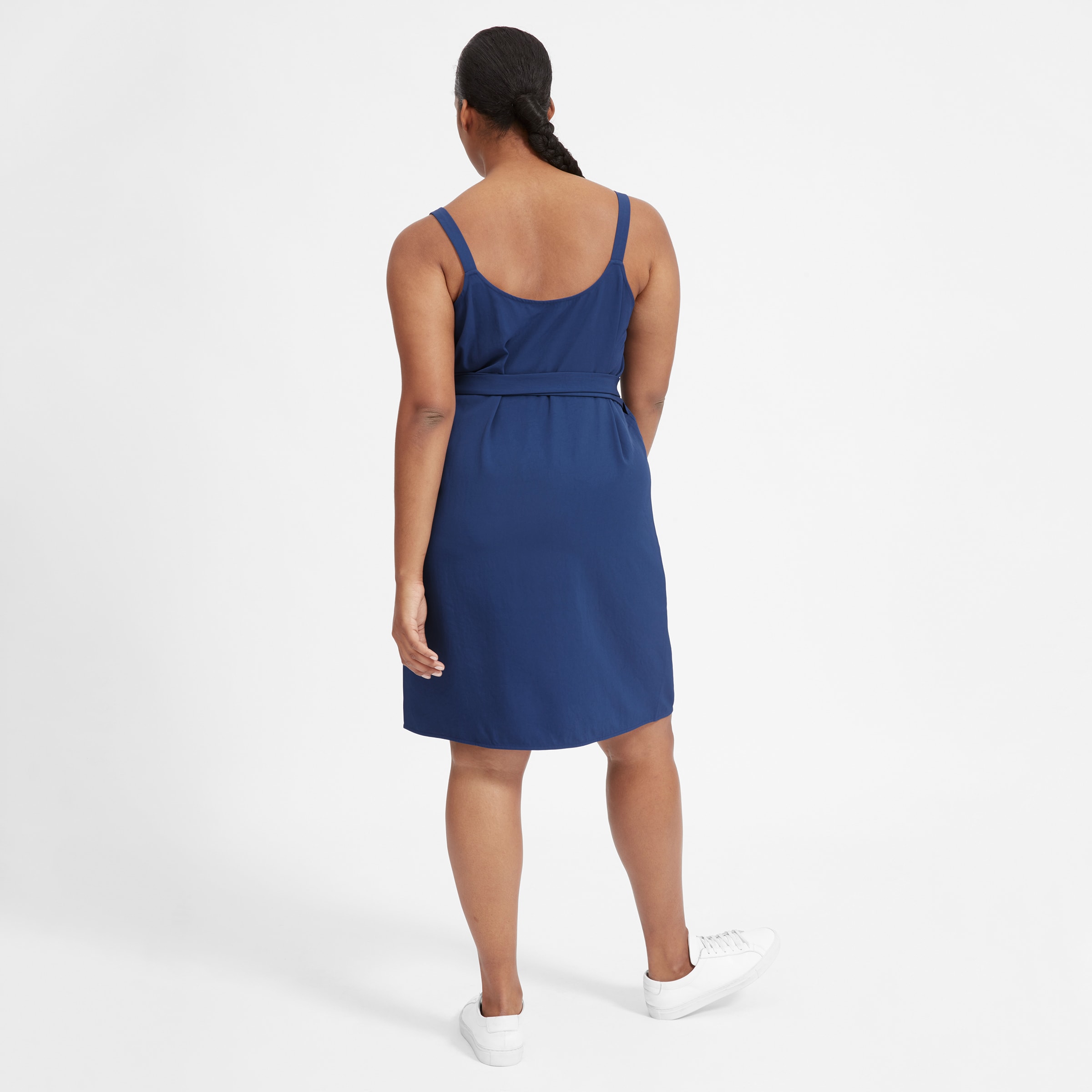 the japanese goweave tank mini wrap dress