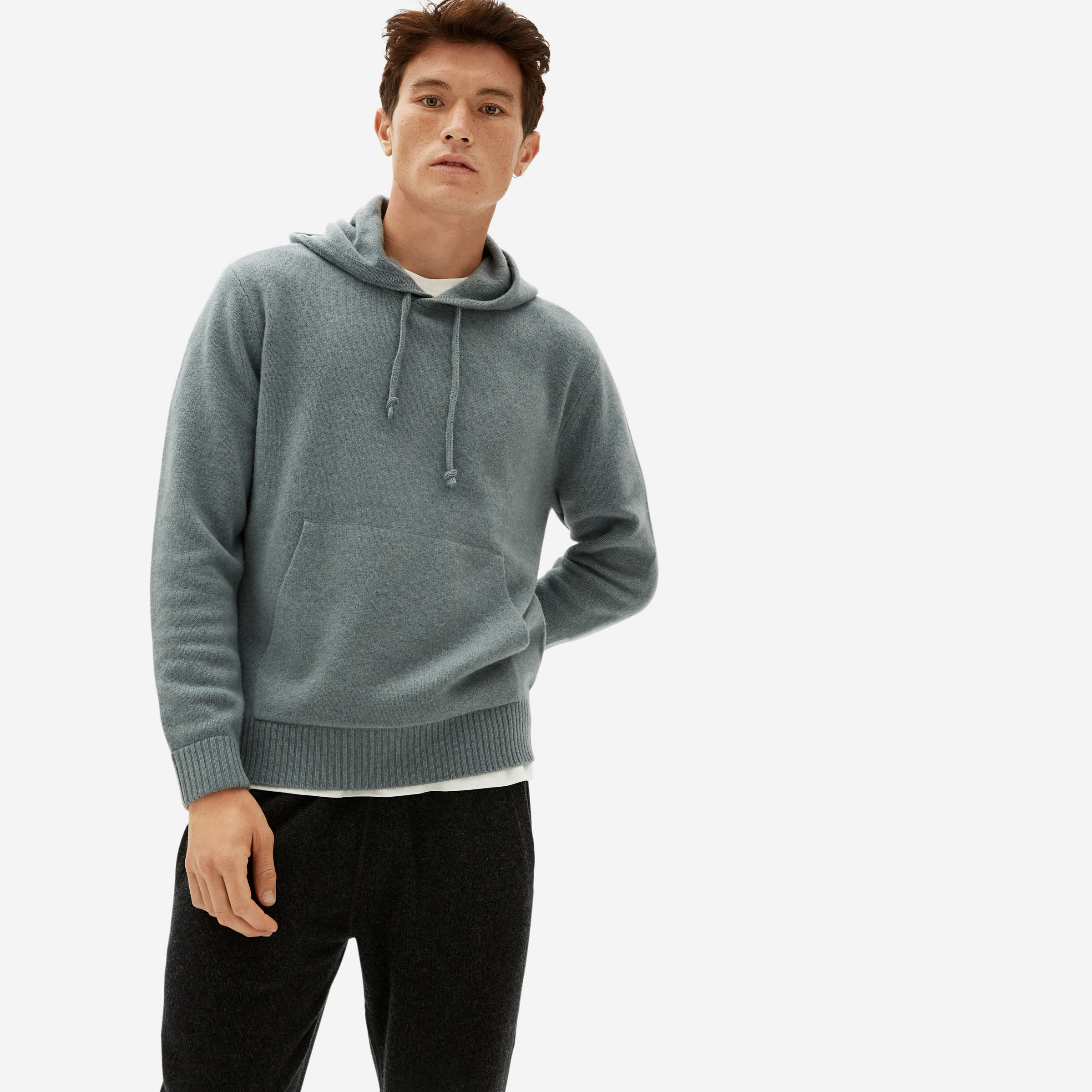 Felted wool hoodie Clearance