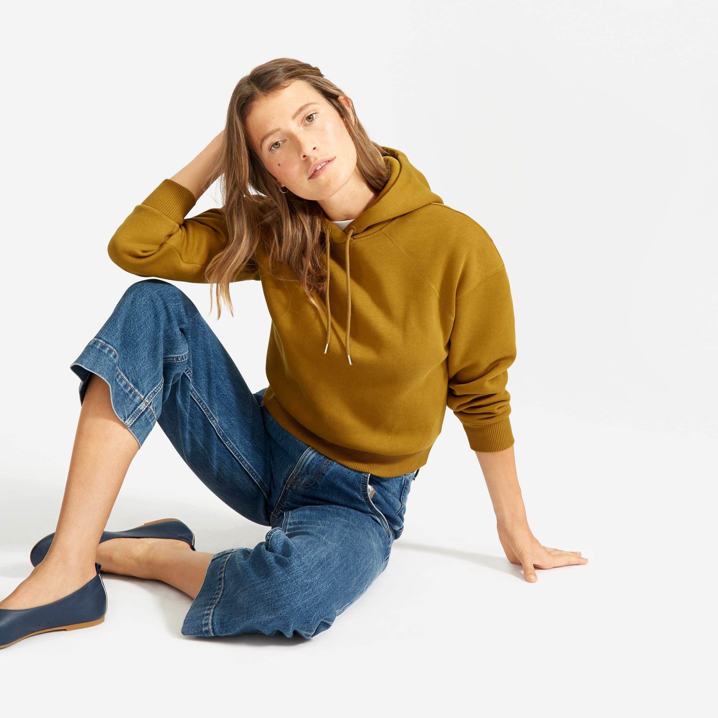 Everlane cropped hoodie sales