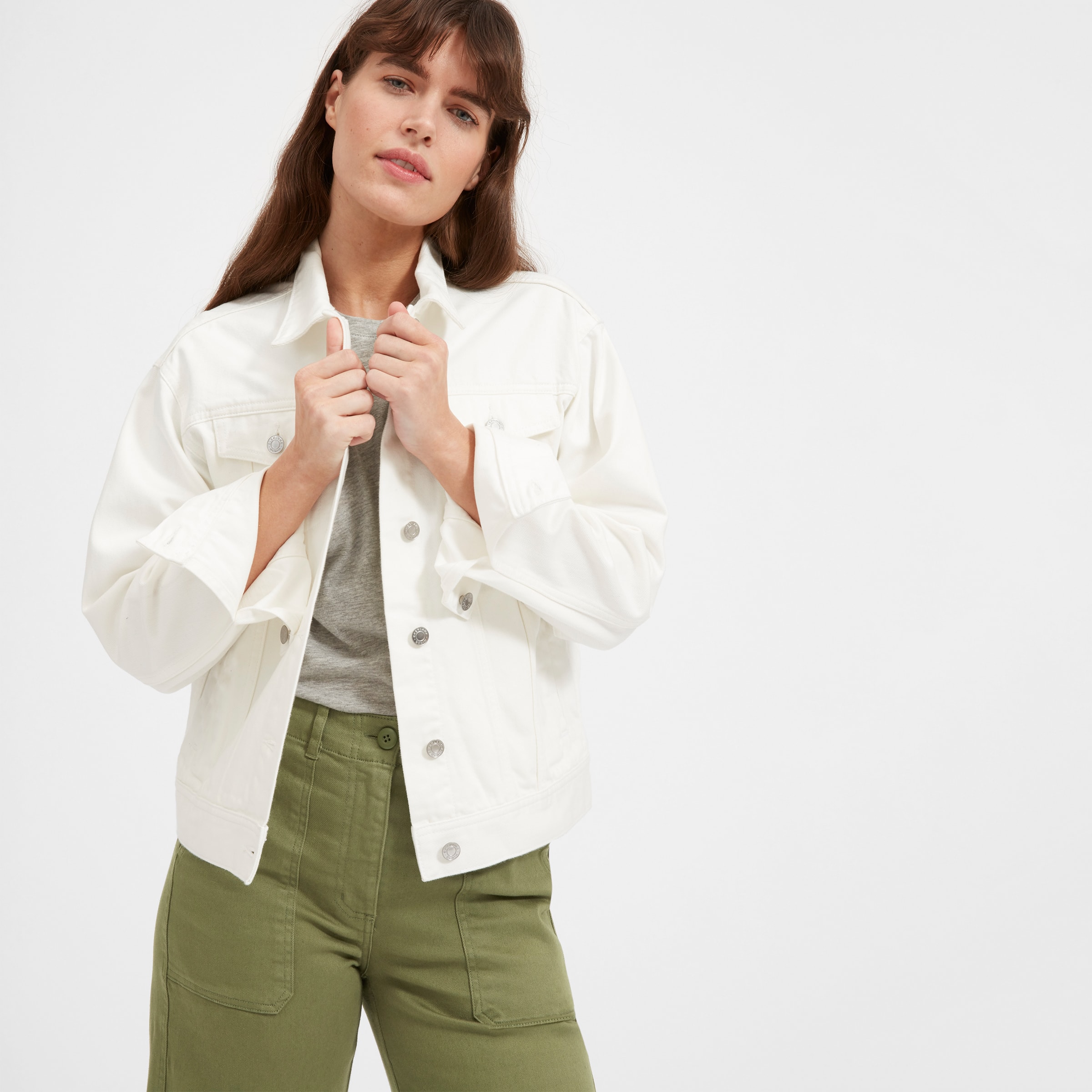 The Wide Leg Crop Utility Pant Surplus Everlane