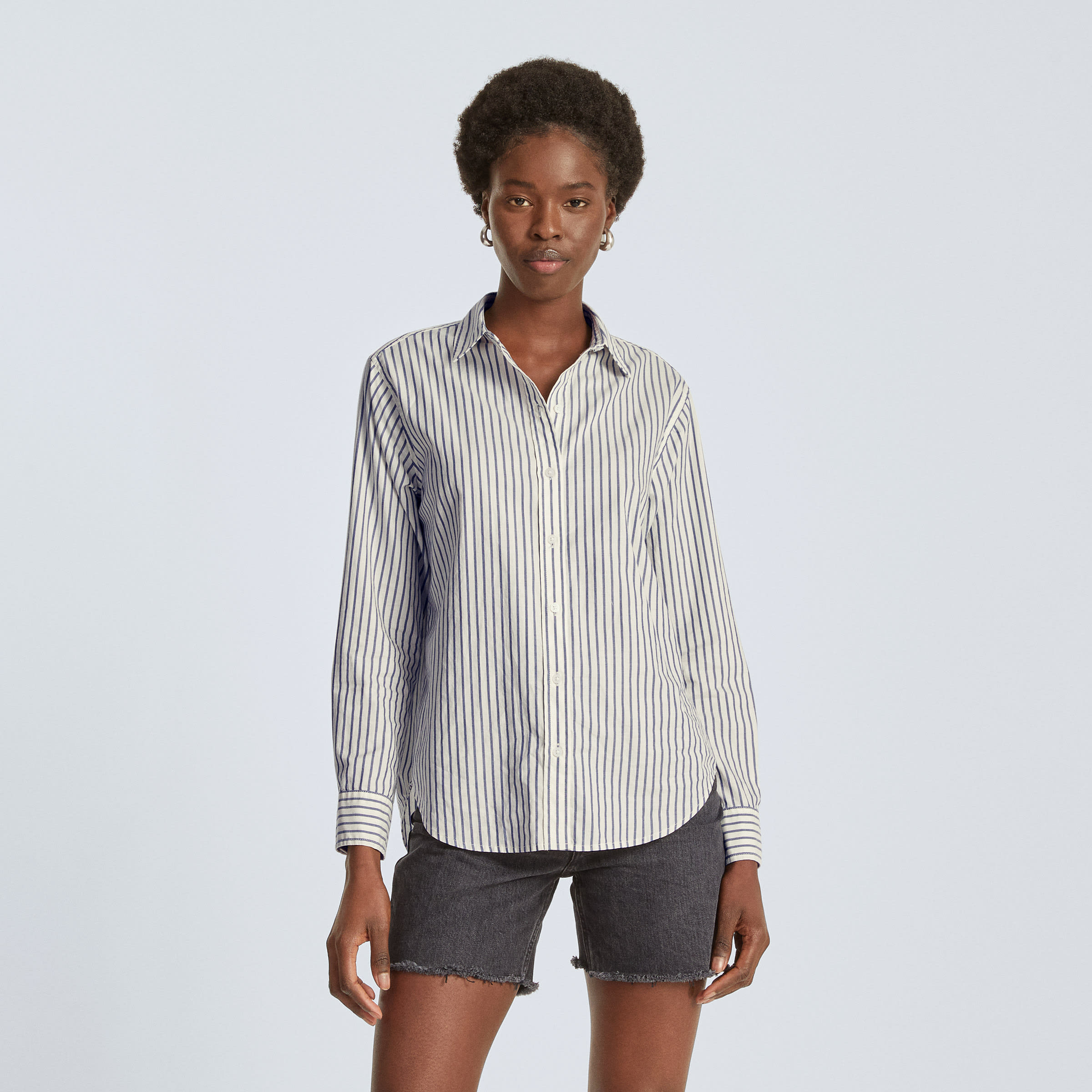 The Silky Cotton Relaxed Shirt Off