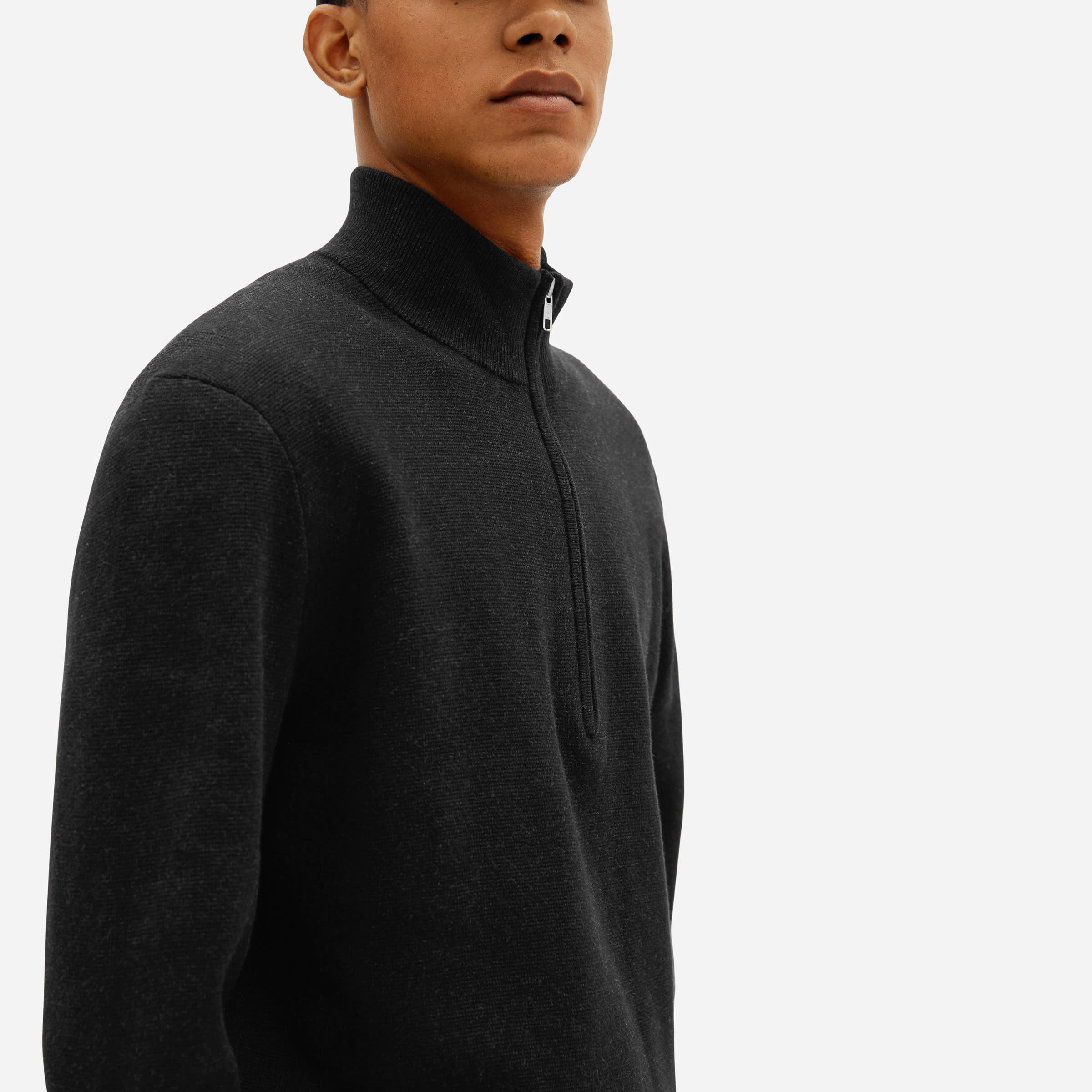 The No-Sweat Half-Zip Sweater