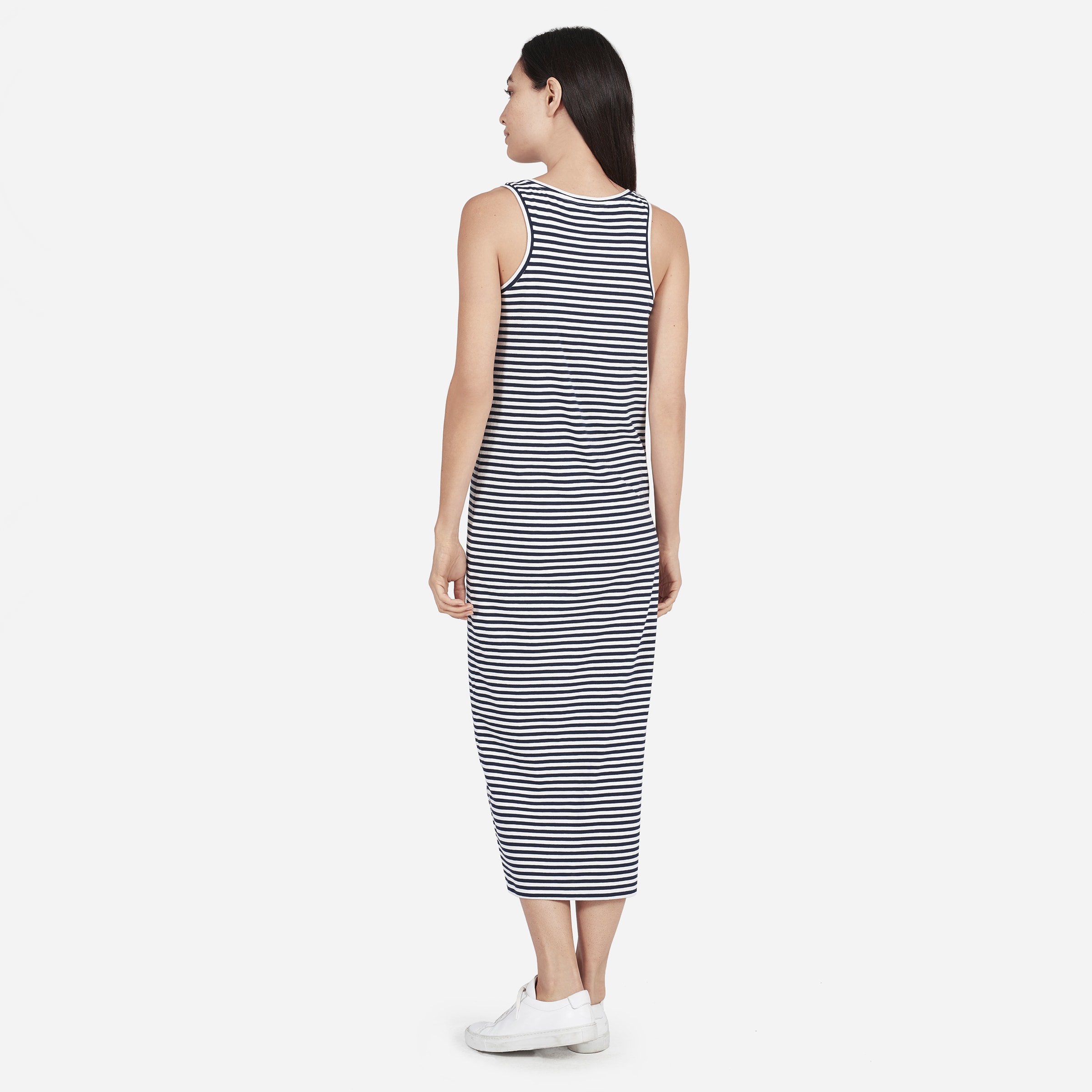 striped tank top dress